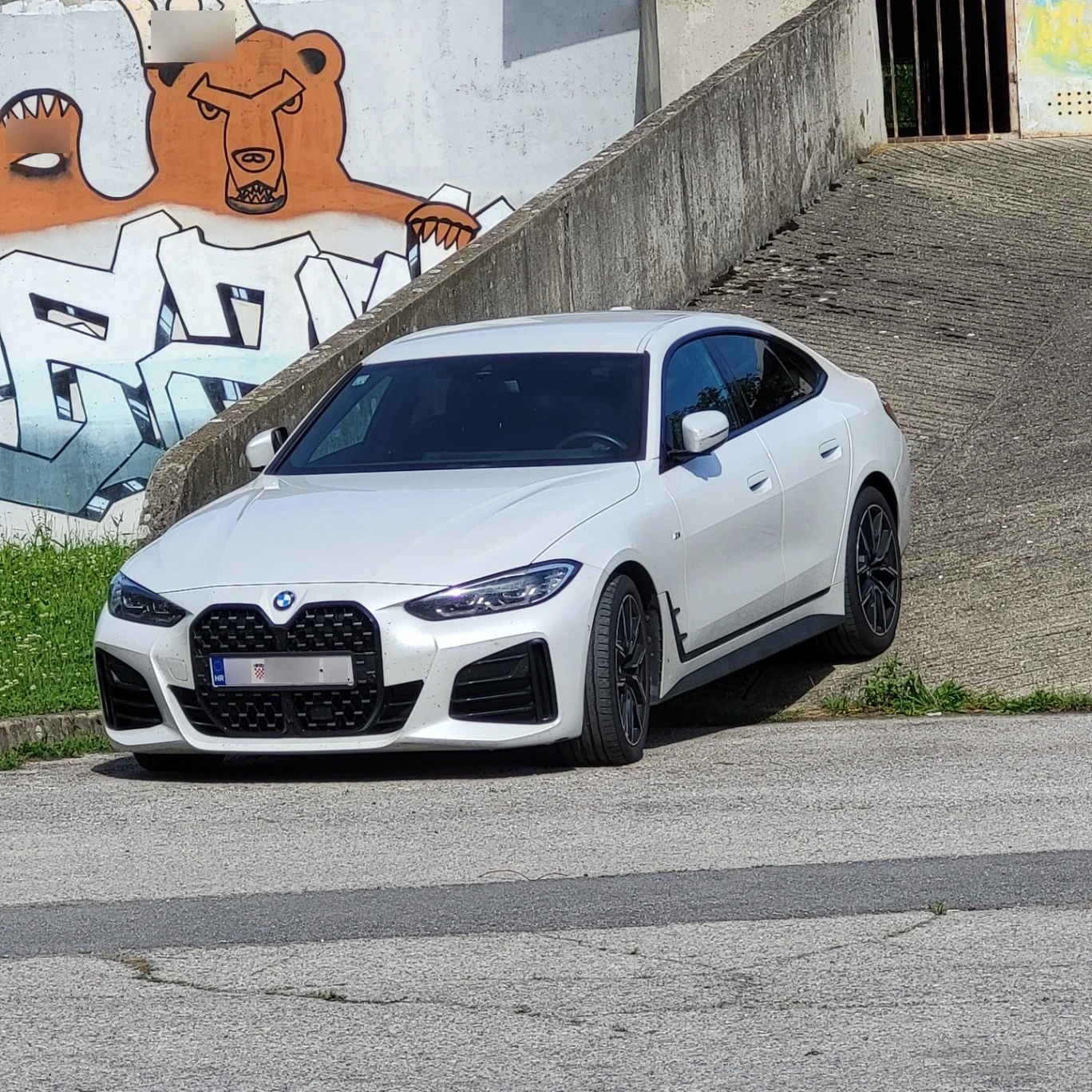 BMW i4 M50 spotted in Sisak, Hrvatska