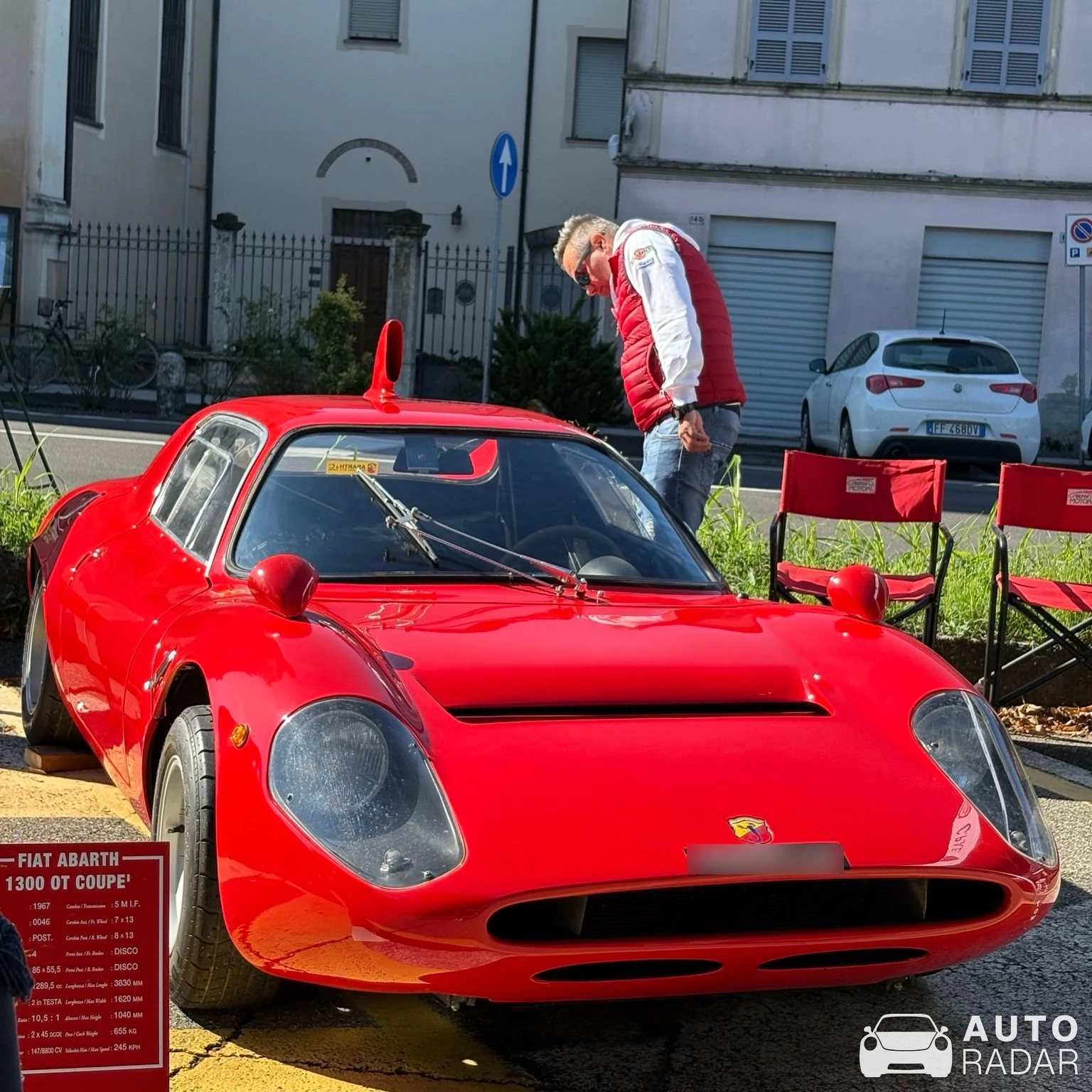 Fiat Abarth OT 1300 spotted in Cremona