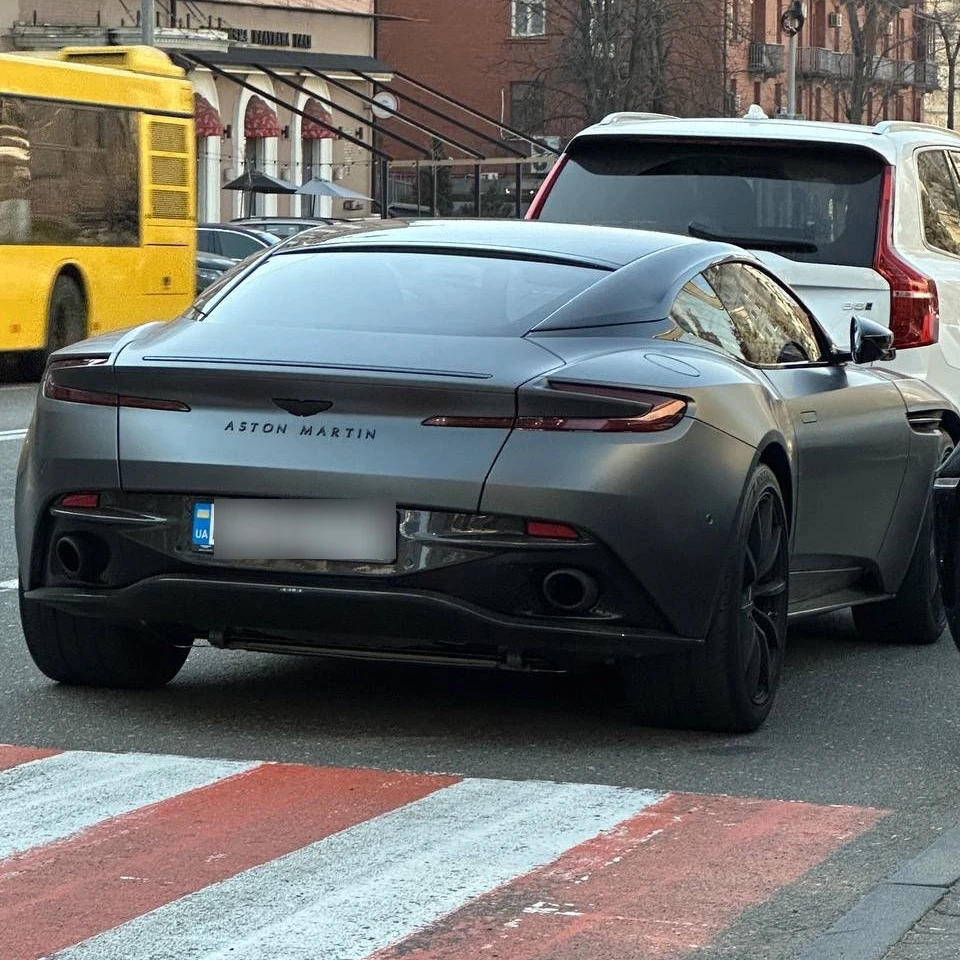 Aston Martin DB11 spotted in Kyiv, Ukraine
