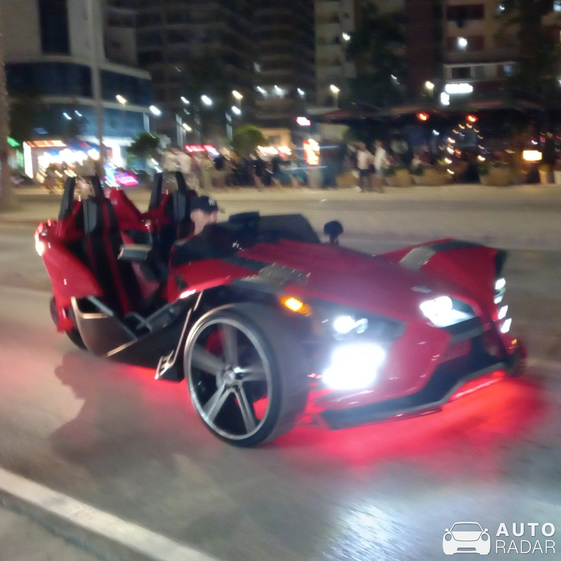 Polaris Slingshot spotted in Vlorë, Albania