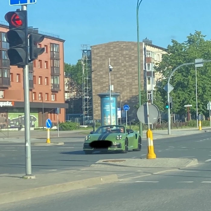 Porsche 911 (992) Turbo S spotted in Klaipėda, Lithuania