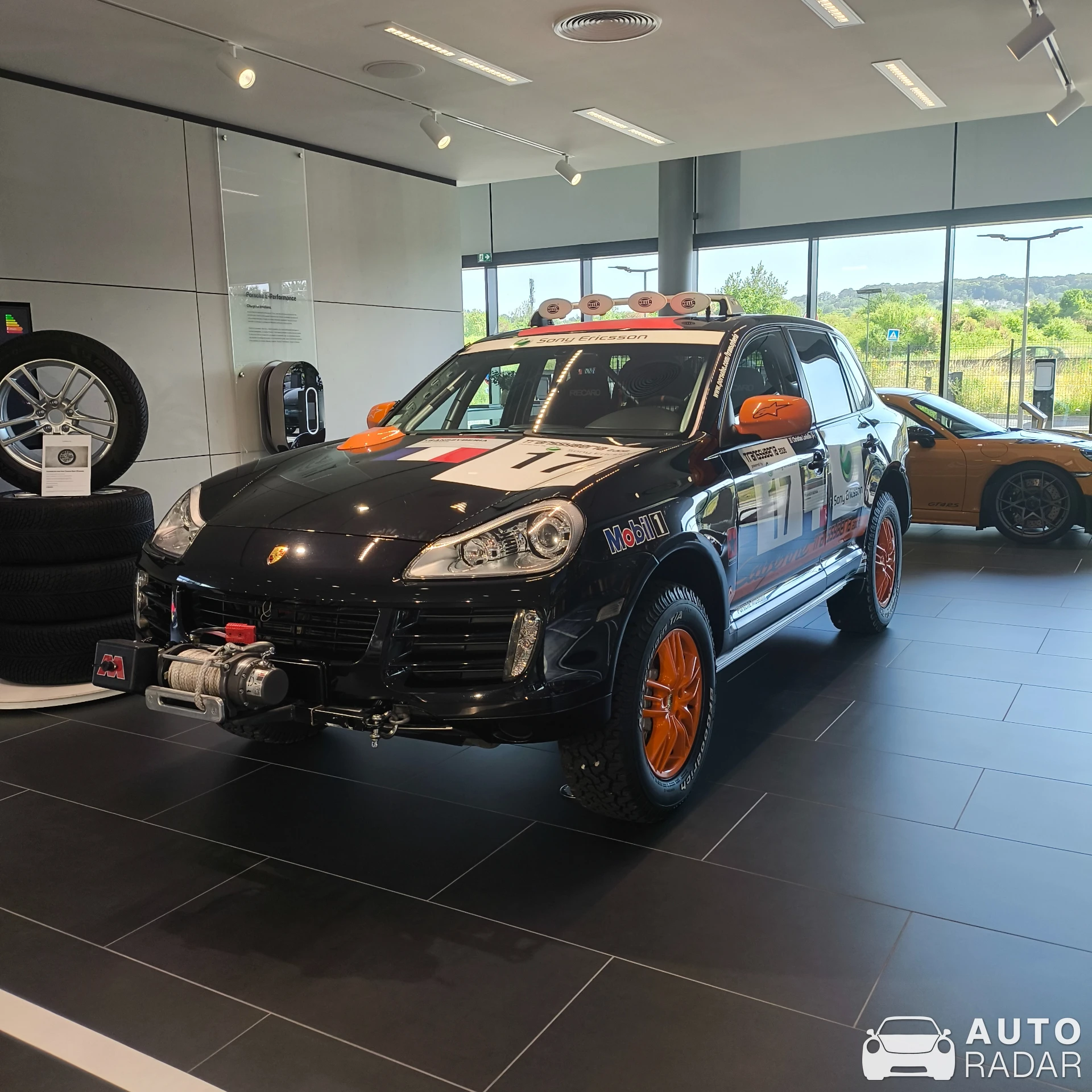 Porsche Cayenne S Transsyberia spotted in Poissy
