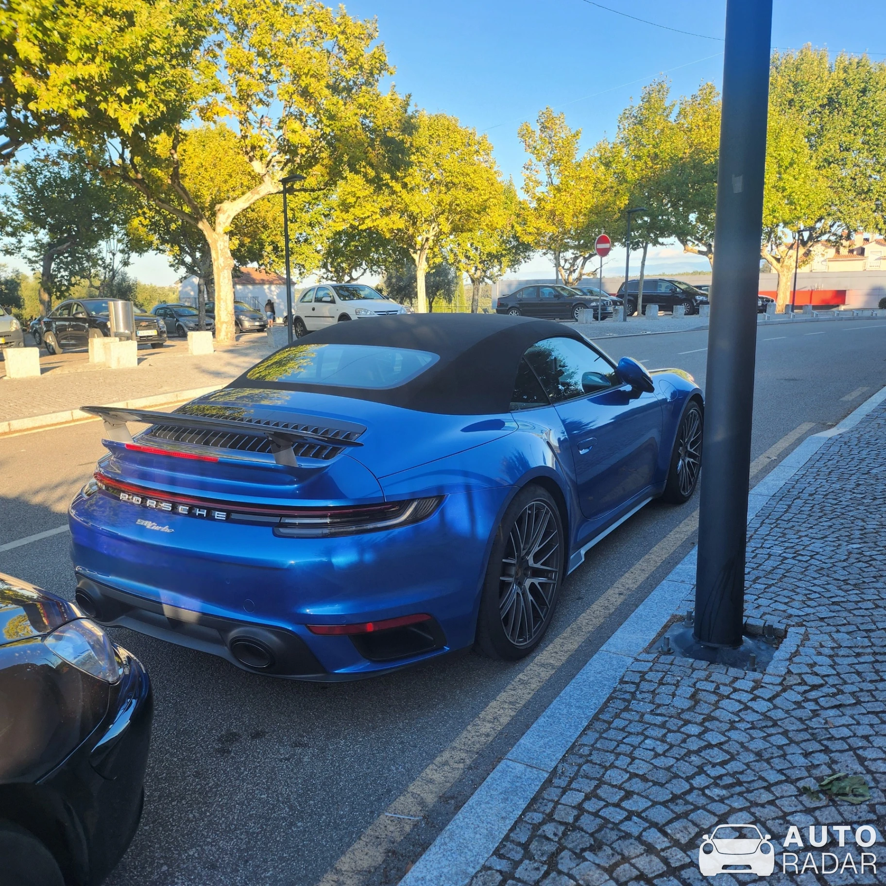 Porsche 992 Turbo Cabriolet MkI spotted in Tondela, Portugal
