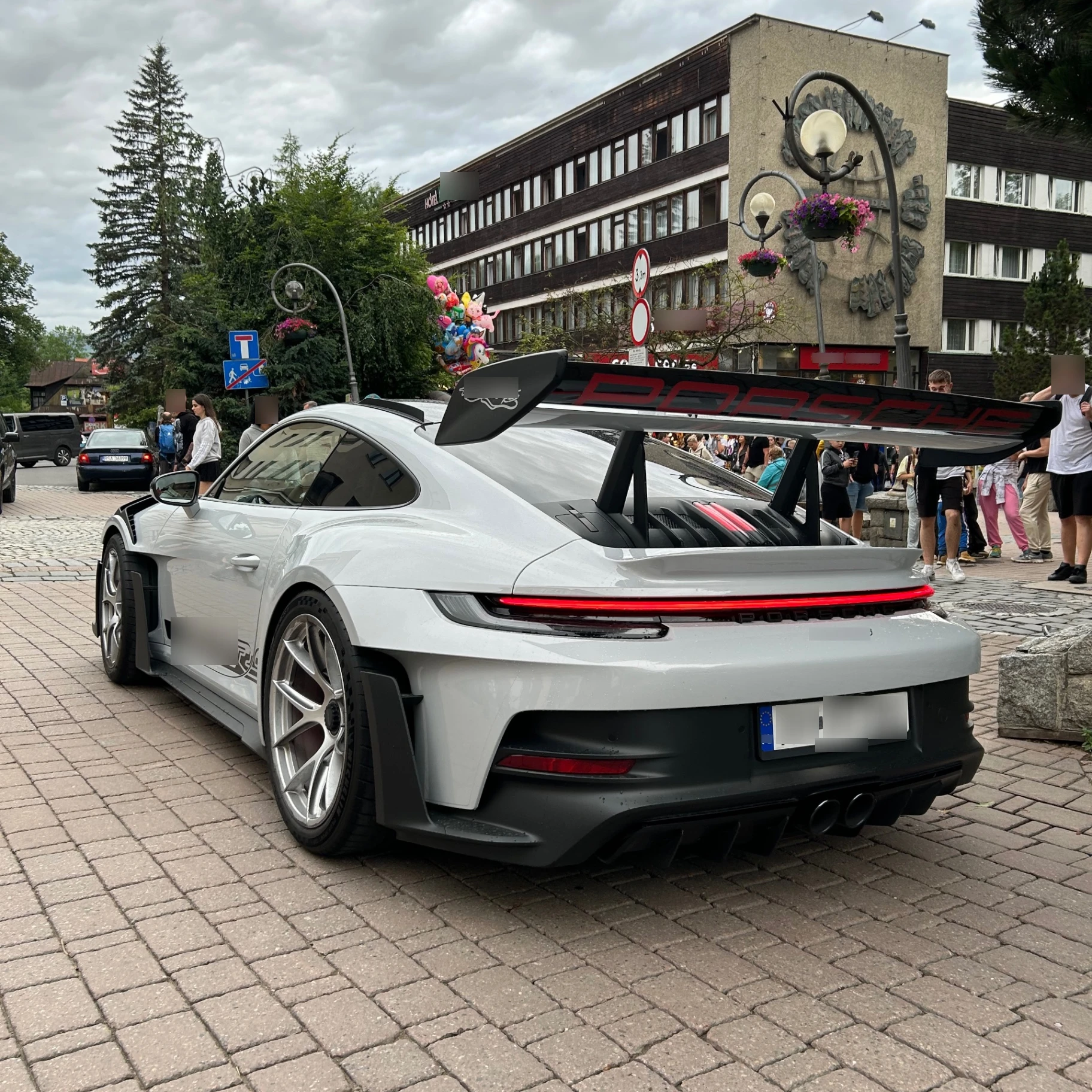 Porsche 992 GT3 RS spotted in Zakopane, Poland
