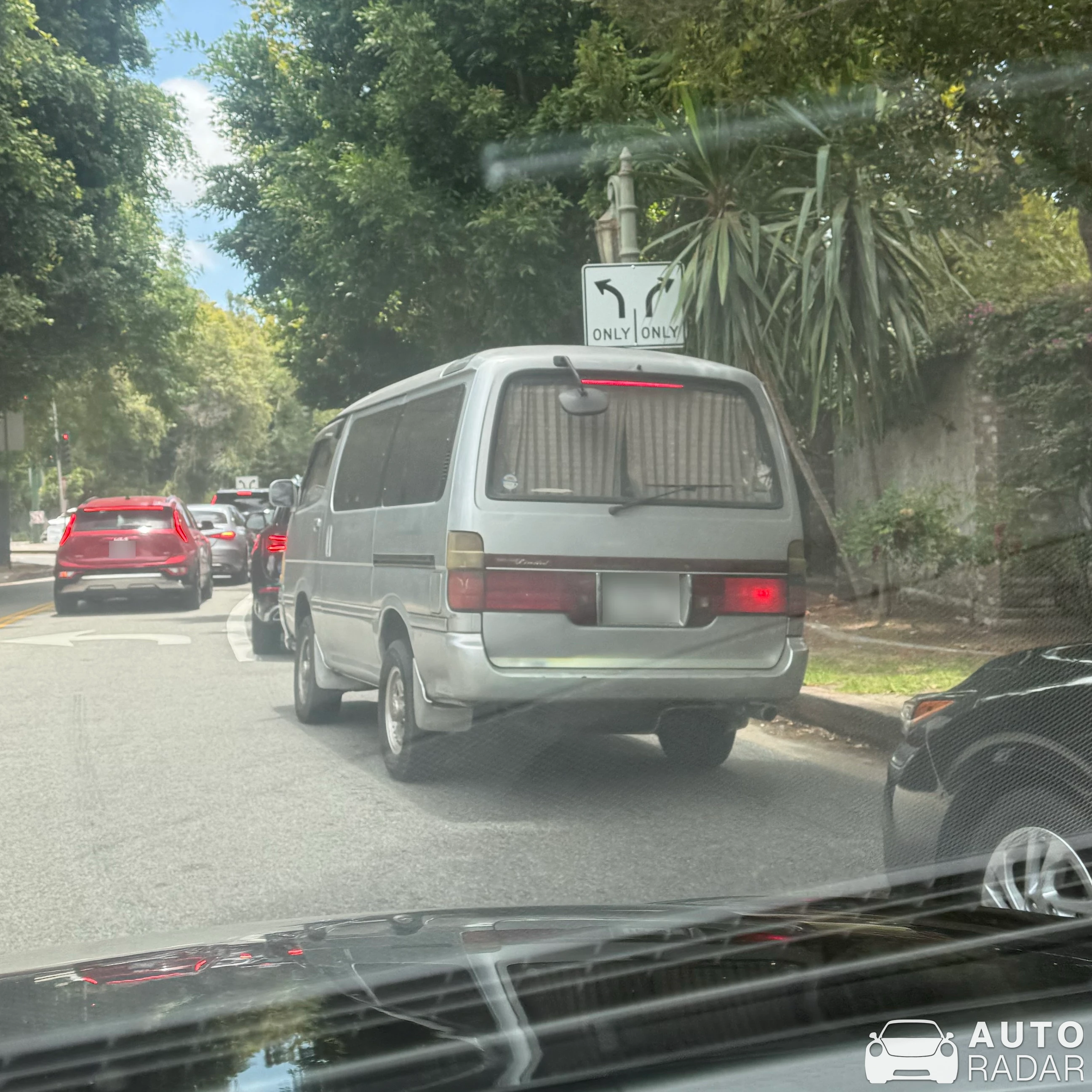 Toyota Hiace spotted in Los Angeles
