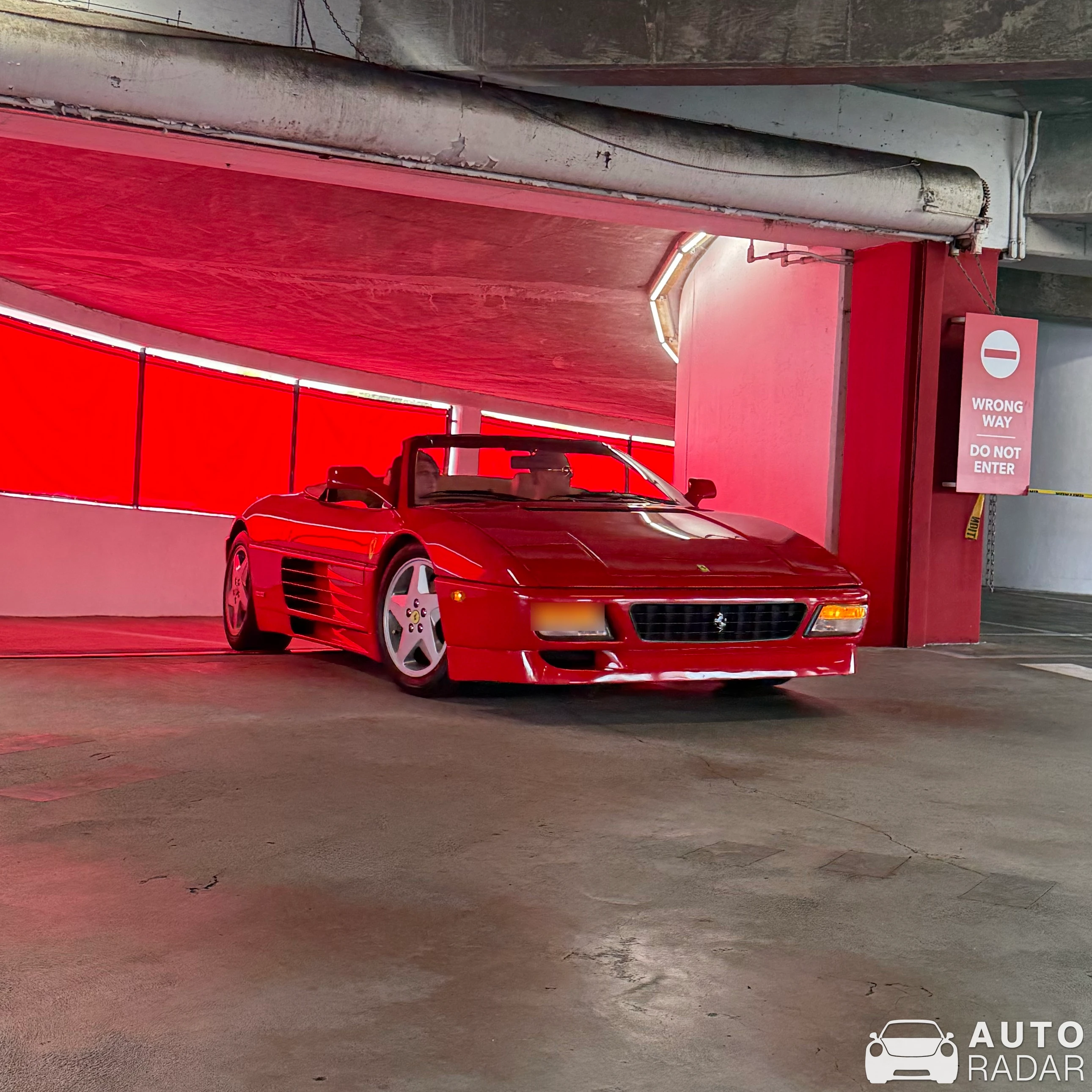 Ferrari 348 Spider spotted in Los Angeles
