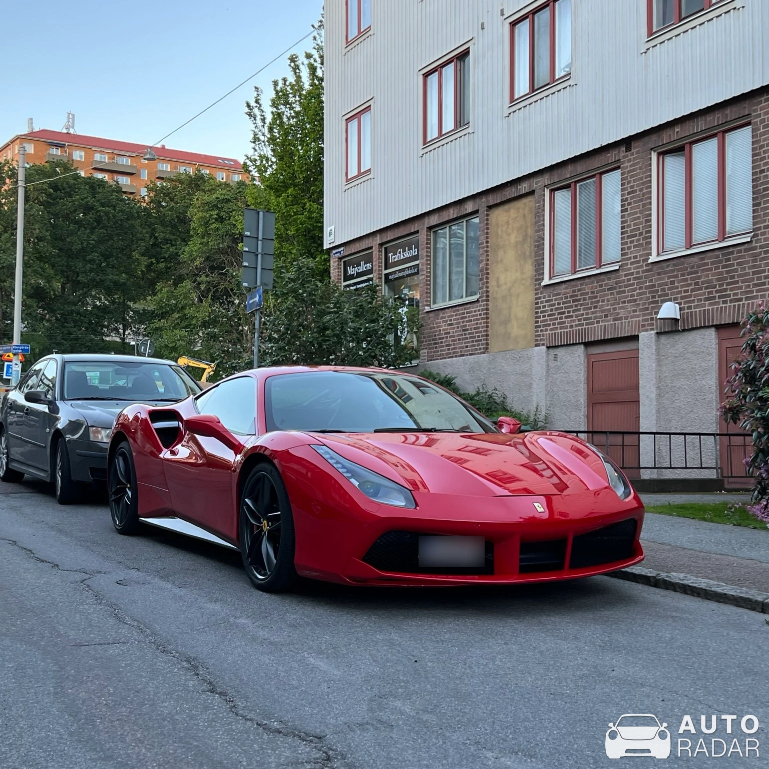 Ferrari 488 GTB spotted in Göteborg