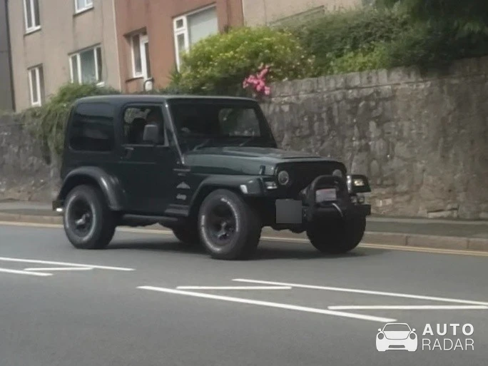 Jeep Wrangler spotted in Menai Bridge