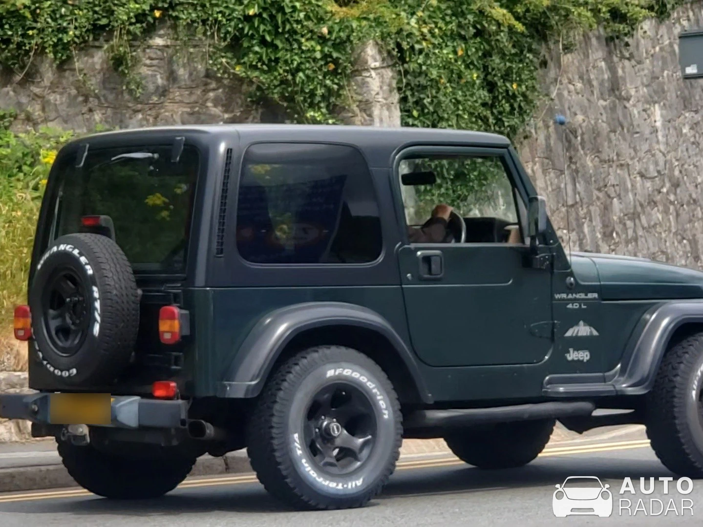 Jeep Wrangler spotted in Menai Bridge