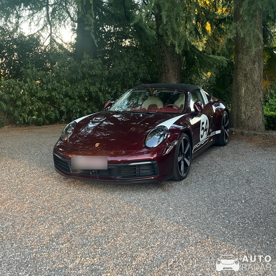 Porsche 992 Targa 4S Heritage Design Edition spotted in Varese