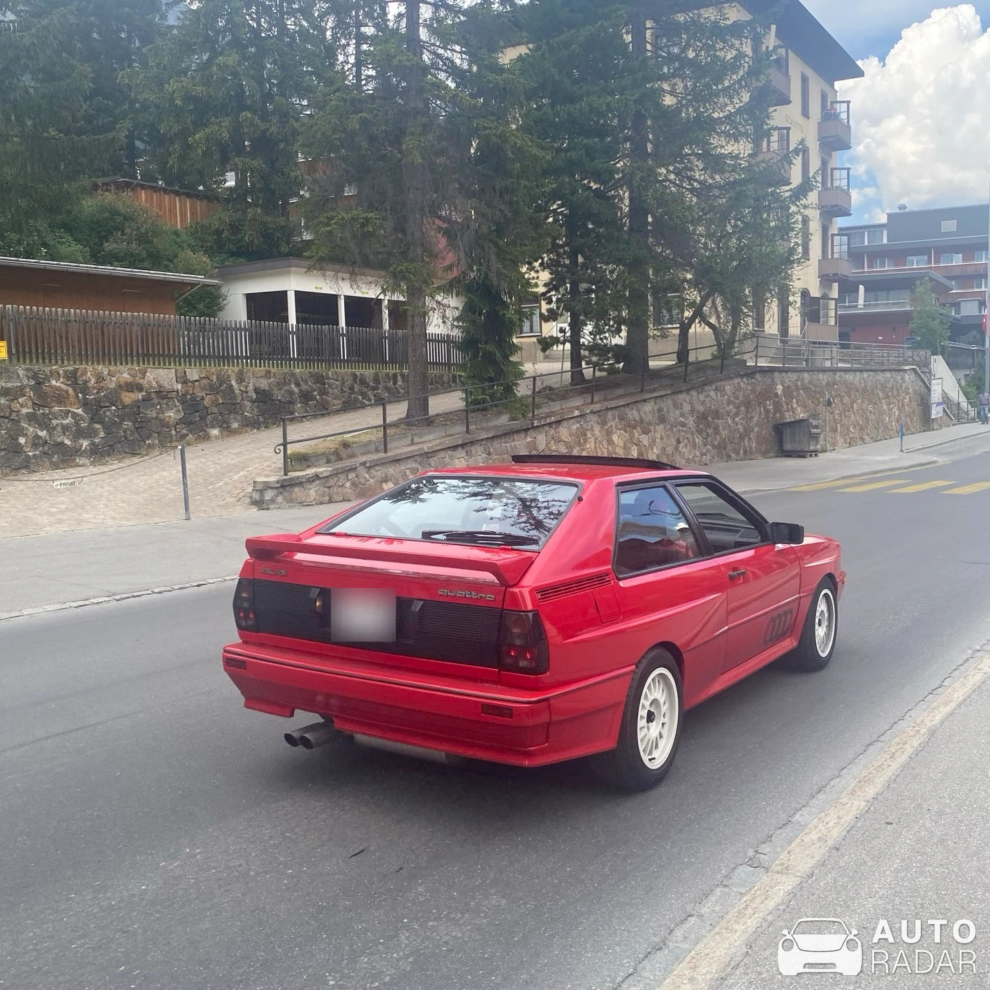 Audi Quattro spotted in Davos Platz
