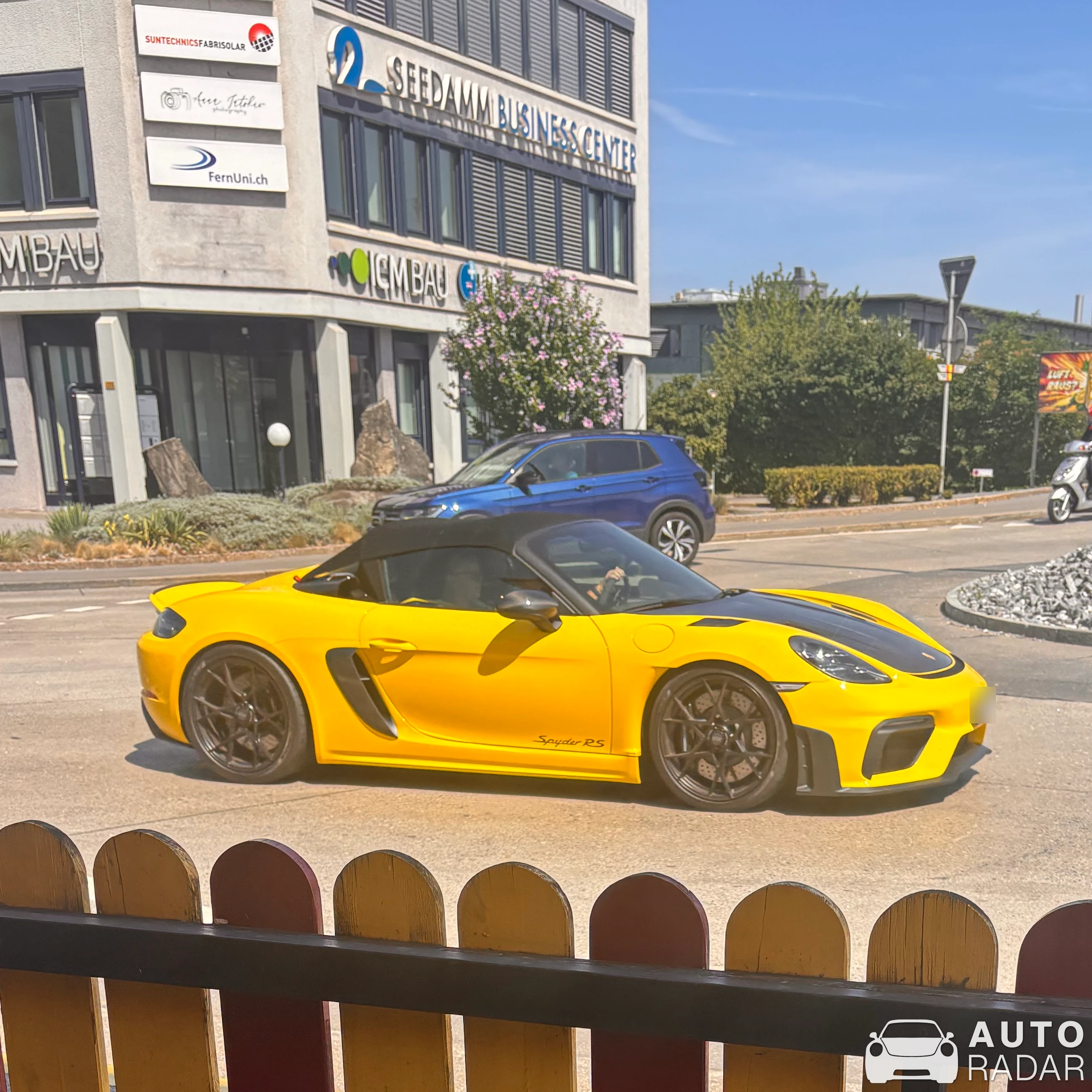 Porsche 718 Spyder RS spotted in Pfäffikon SZ