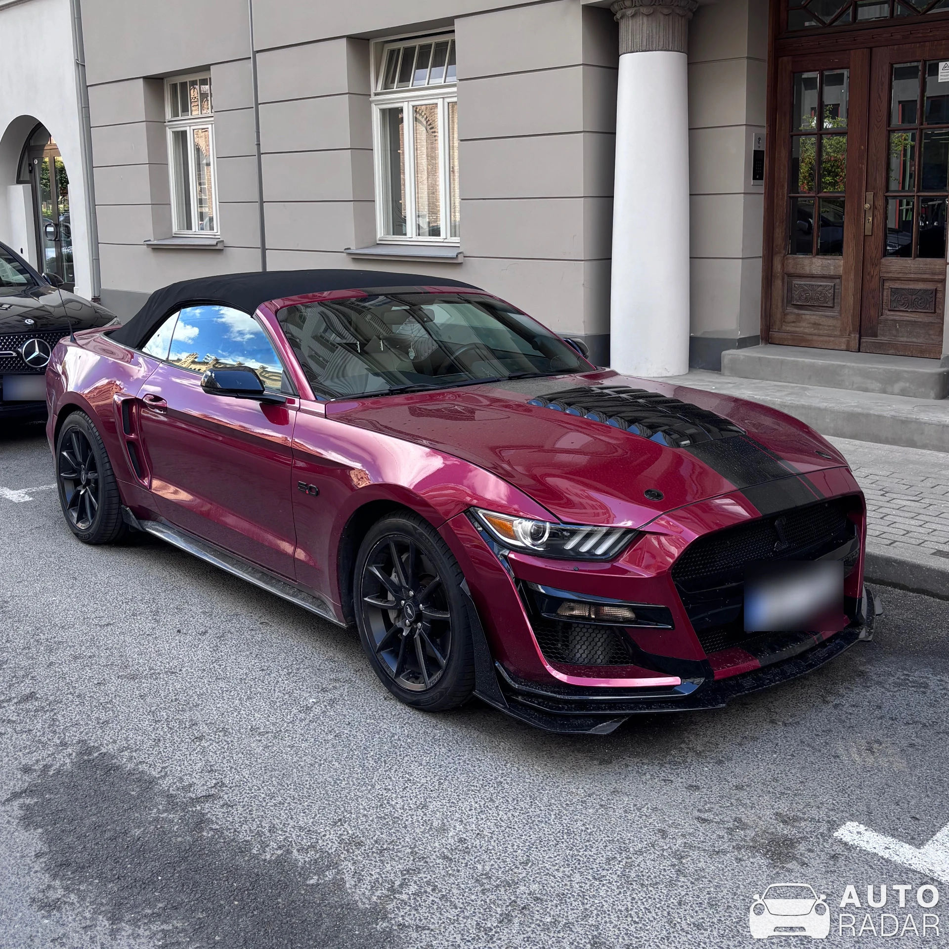 Ford Mustang Shelby GT Convertible spotted in Riga