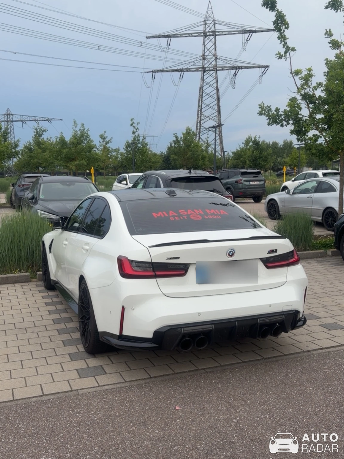 BMW M3 G80 Sedan Competition spotted in Rust