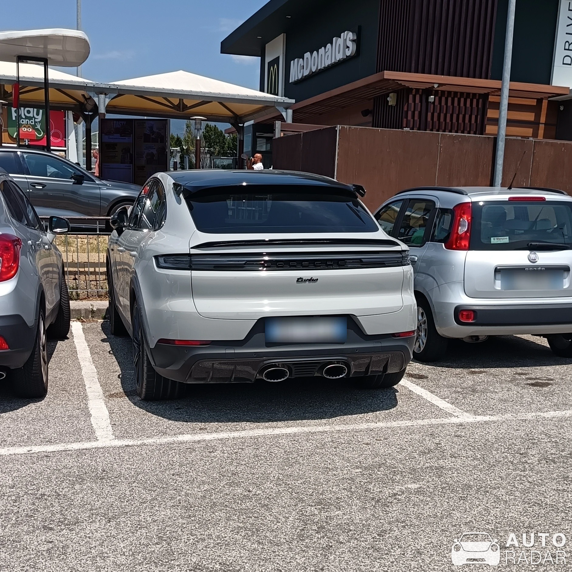 Porsche Cayenne Coupé Turbo spotted in Affi