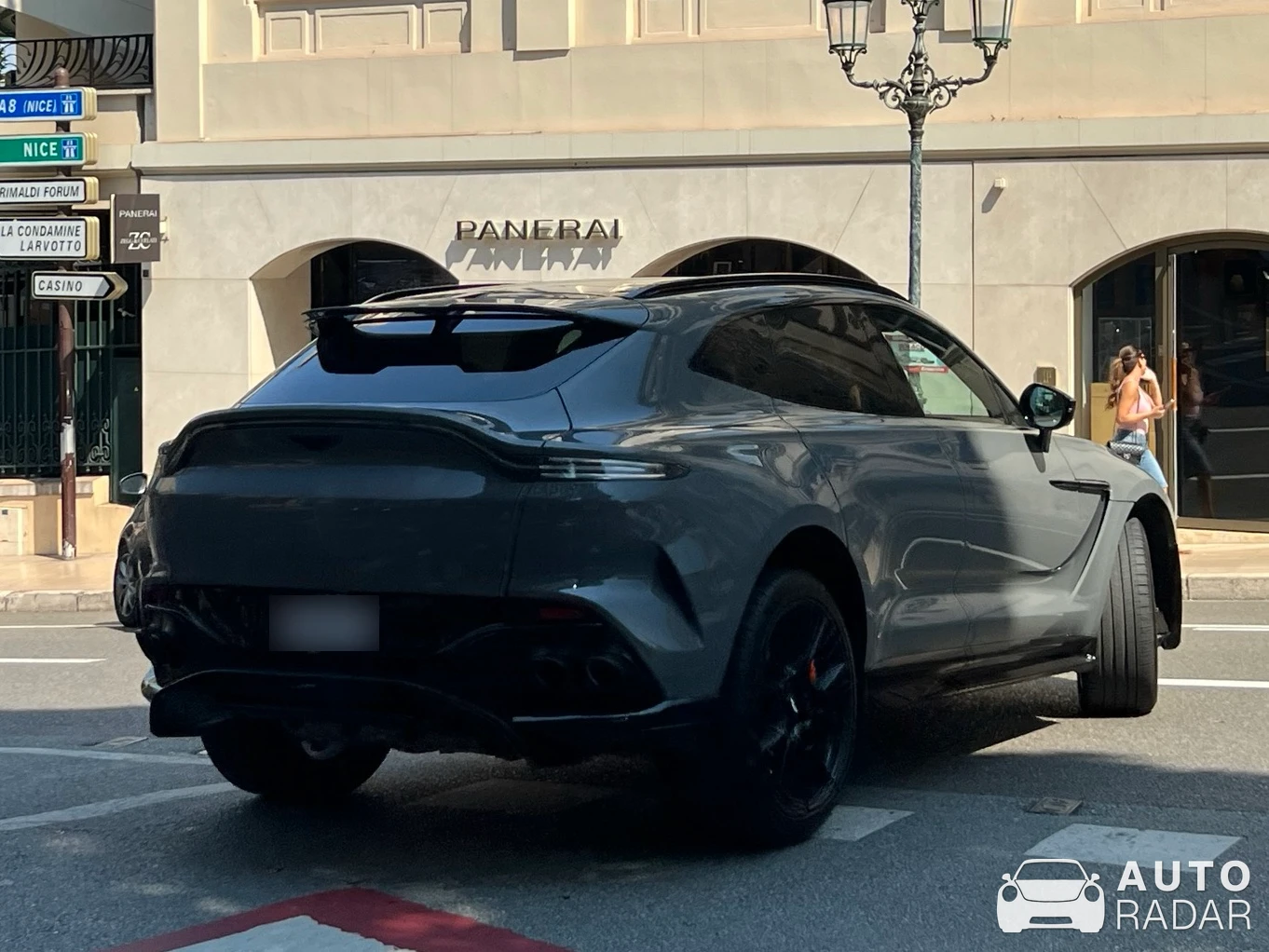 Aston Martin DBX spotted in Monaco