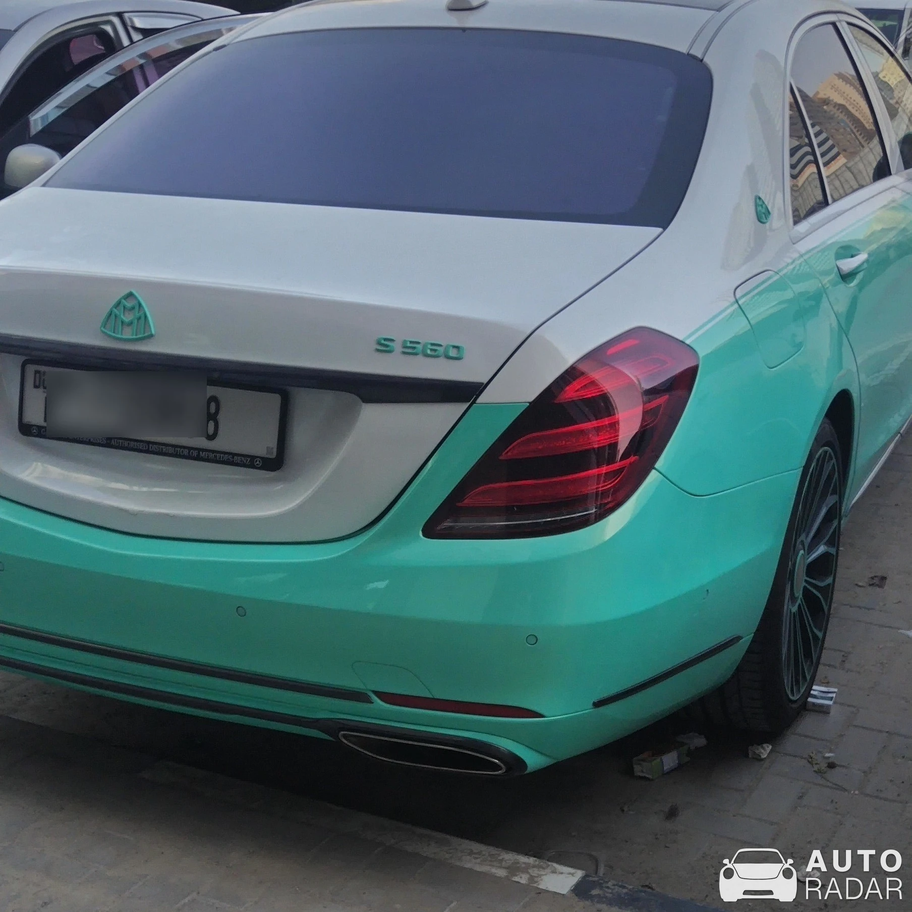 Mercedes-Maybach S 560 spotted in Sharjah, United Arab Emirates