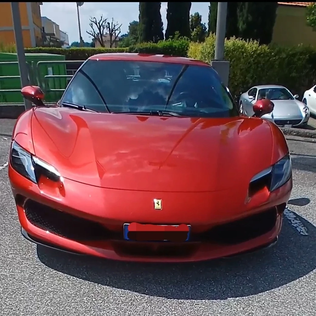 Ferrari 296 spotted in San Zeno Naviglio, Italien
