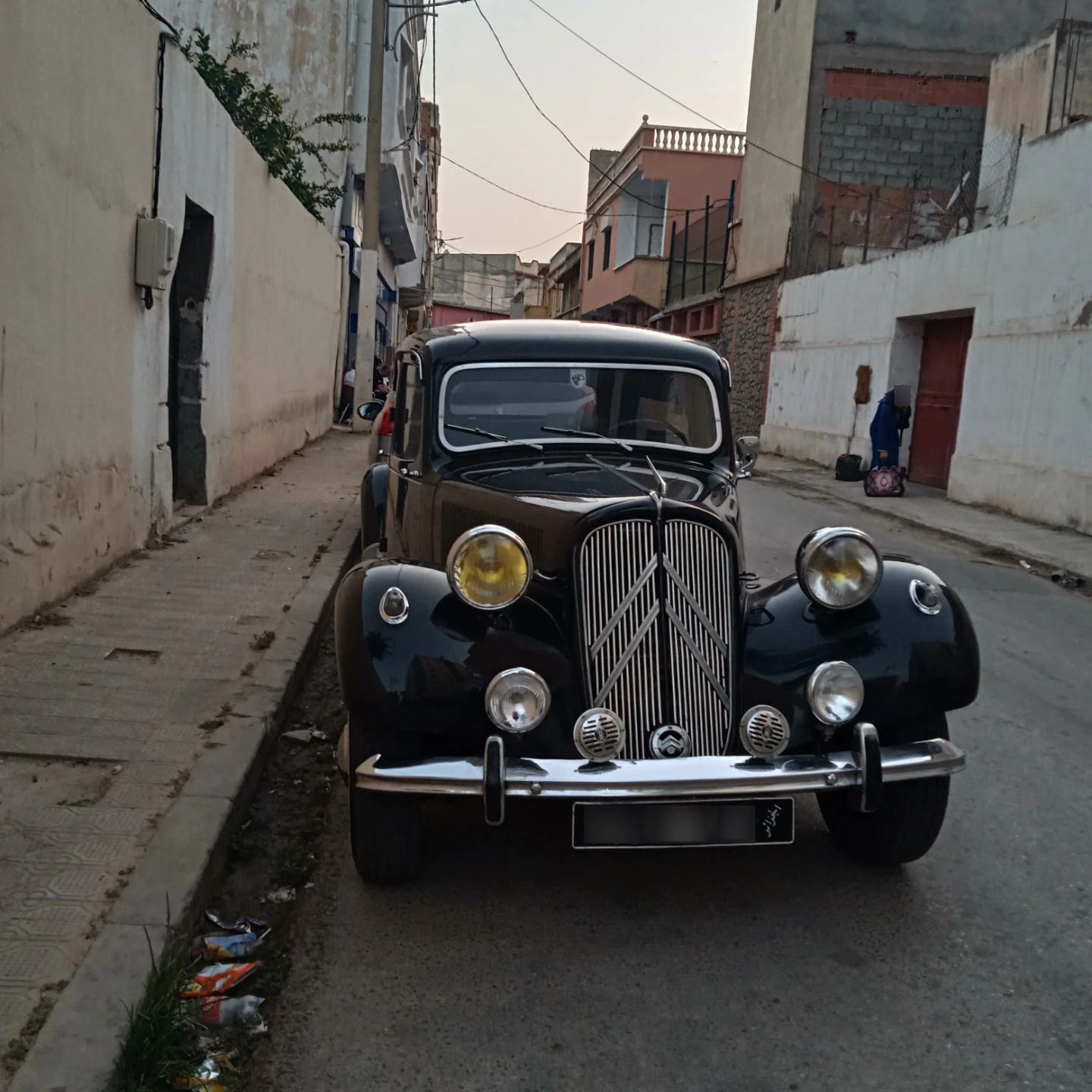 Citroën Citroën, Traction Avant, probably 11CV. spotted in Oran, Algeria