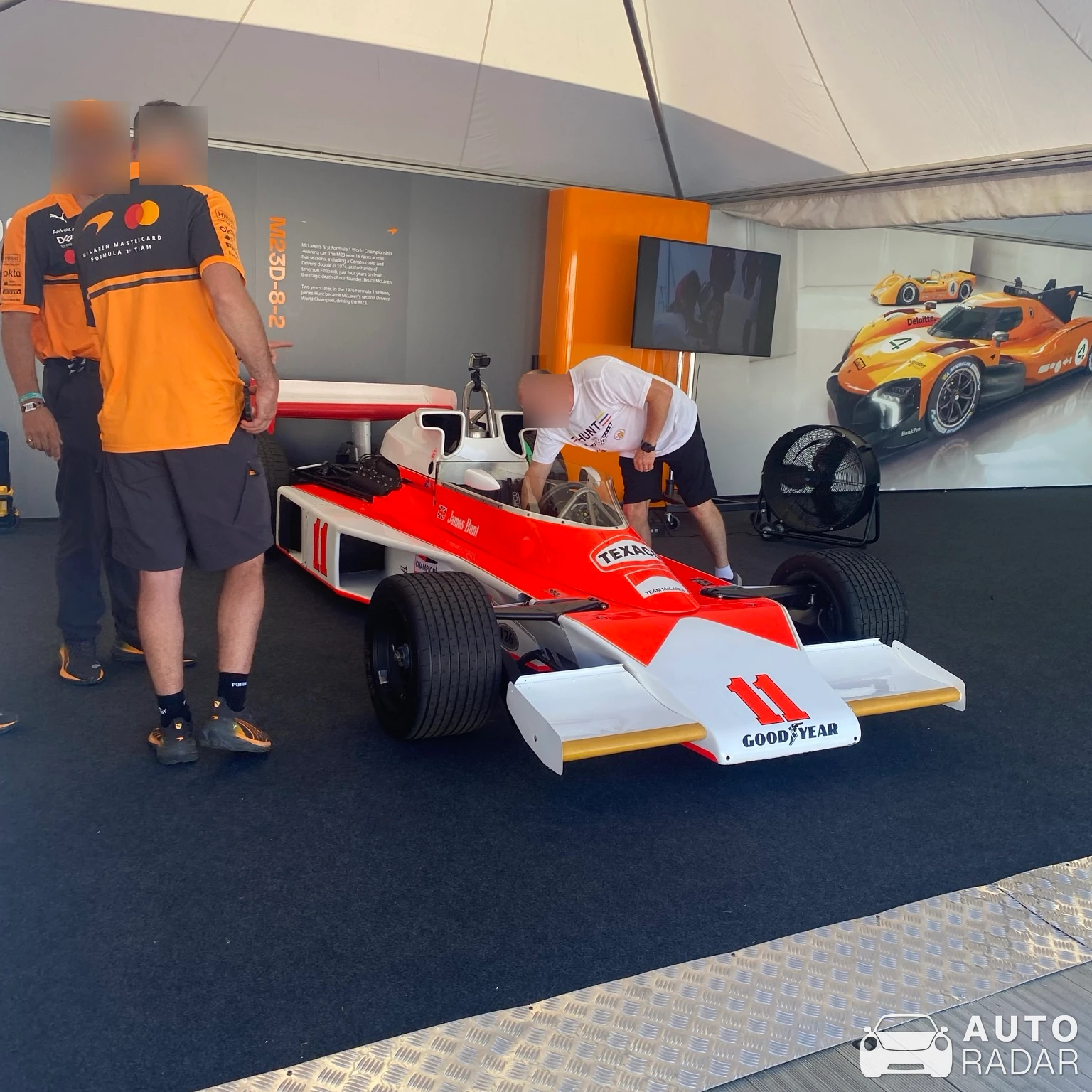 McLaren MCL32 spotted in Worthing