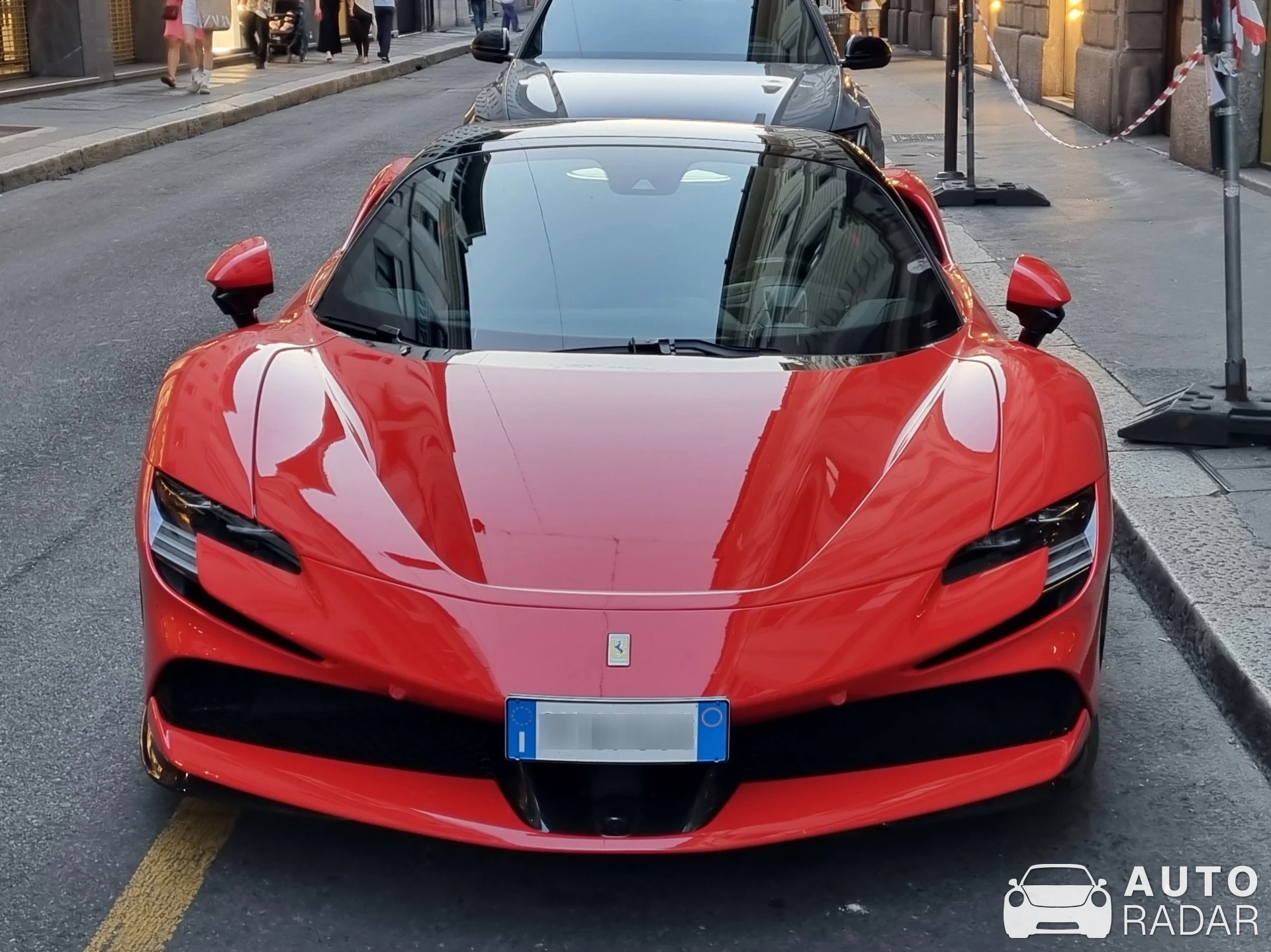 Ferrari SF90 Spider spotted in Milan, Italy