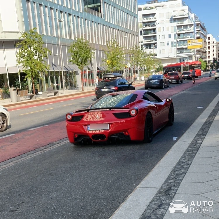 Ferrari 458 Italia spotted in Oslo, Norway