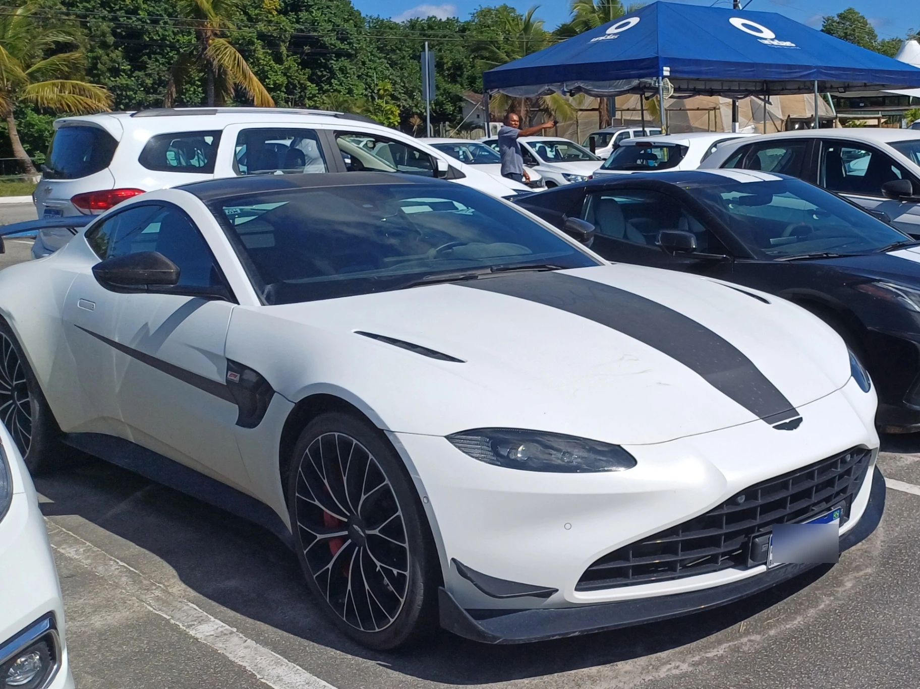 Aston Martin V8 Vantage Formula 1 Edition spotted in Anchieta, Brazil