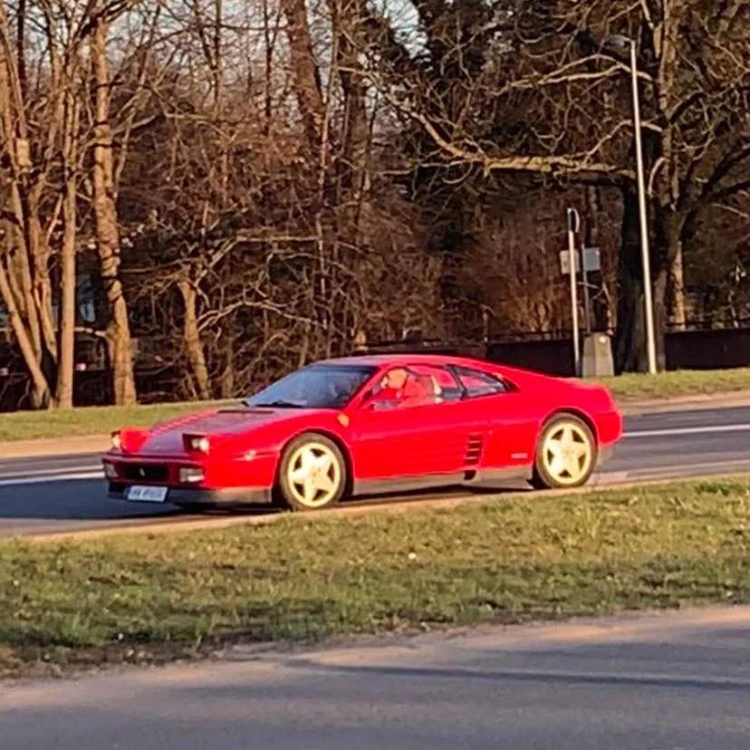 Ferrari 348 TB spotted in Warsaw, Poland