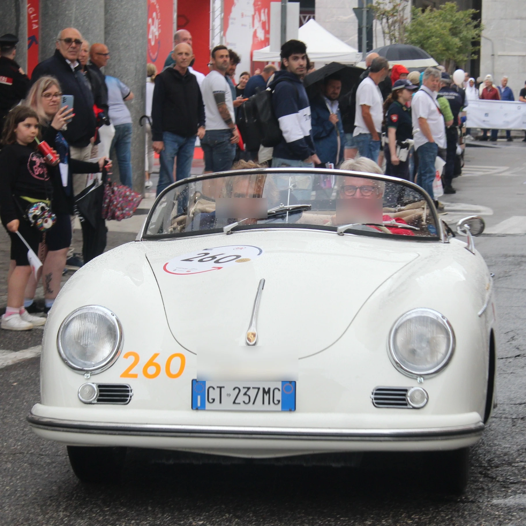 Porsche 356 Speedster spotted in Brescia, Italy
