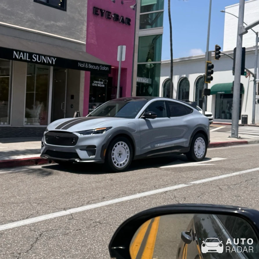 Ford Mustang Mach-E Rally spotted in Beverly Hills