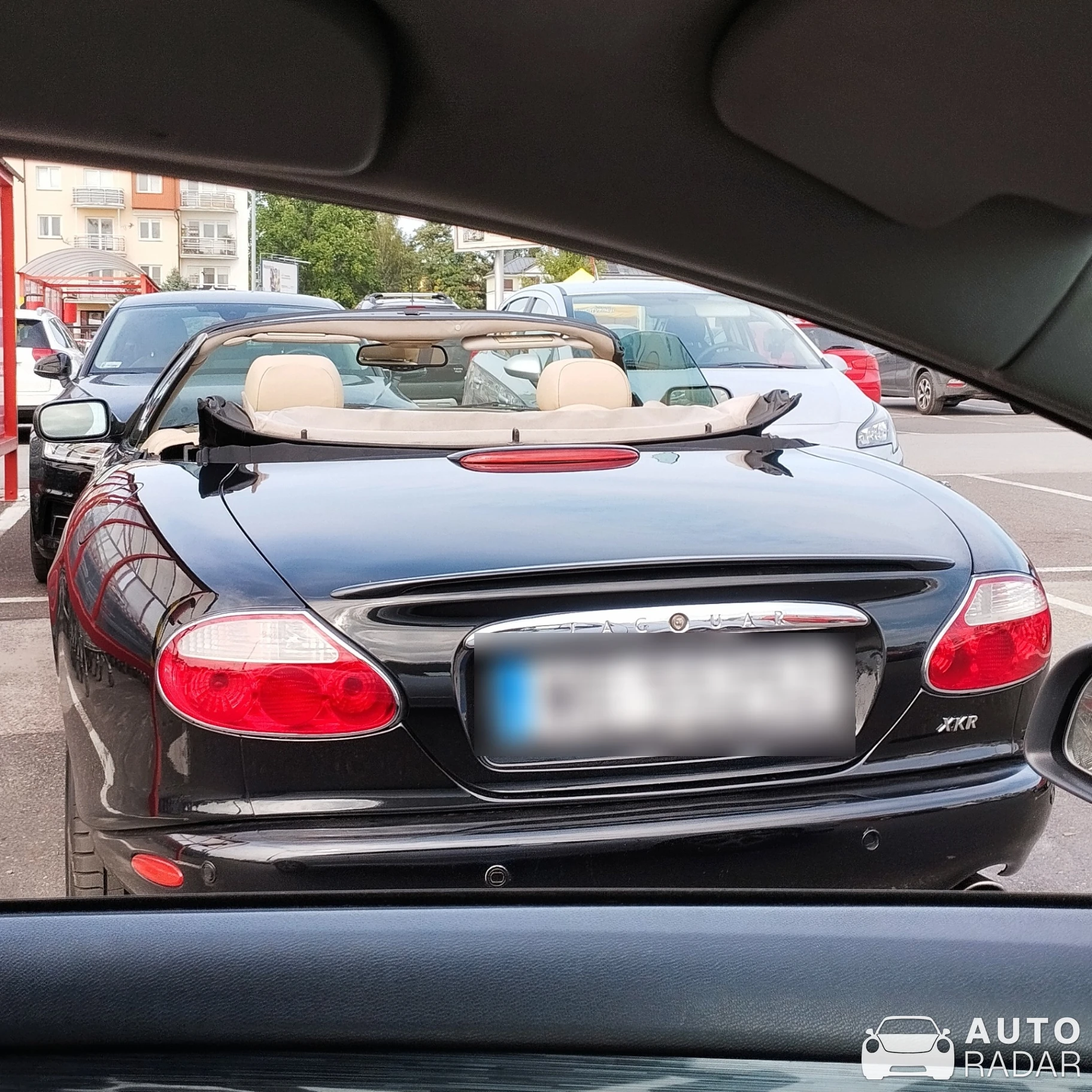 Jaguar XKR spotted in Warszawa, Poland
