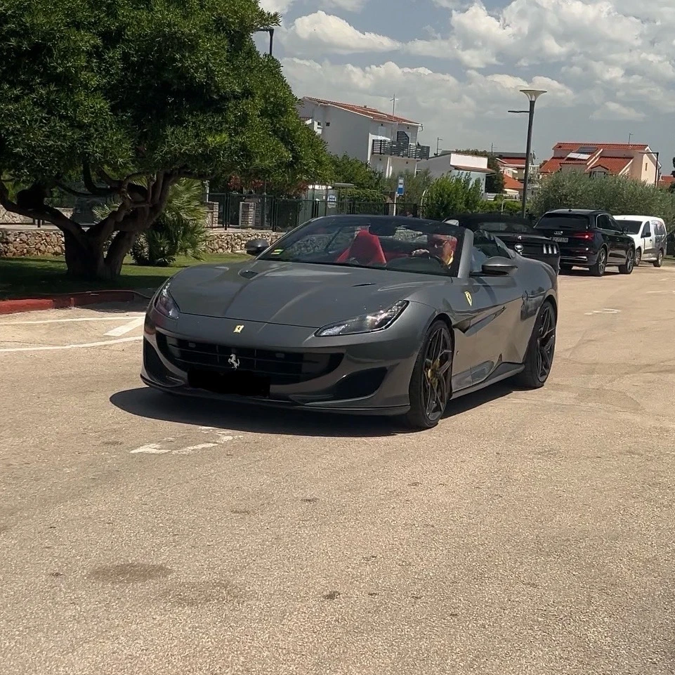Ferrari Portofino spotted in Vodice, Croatia