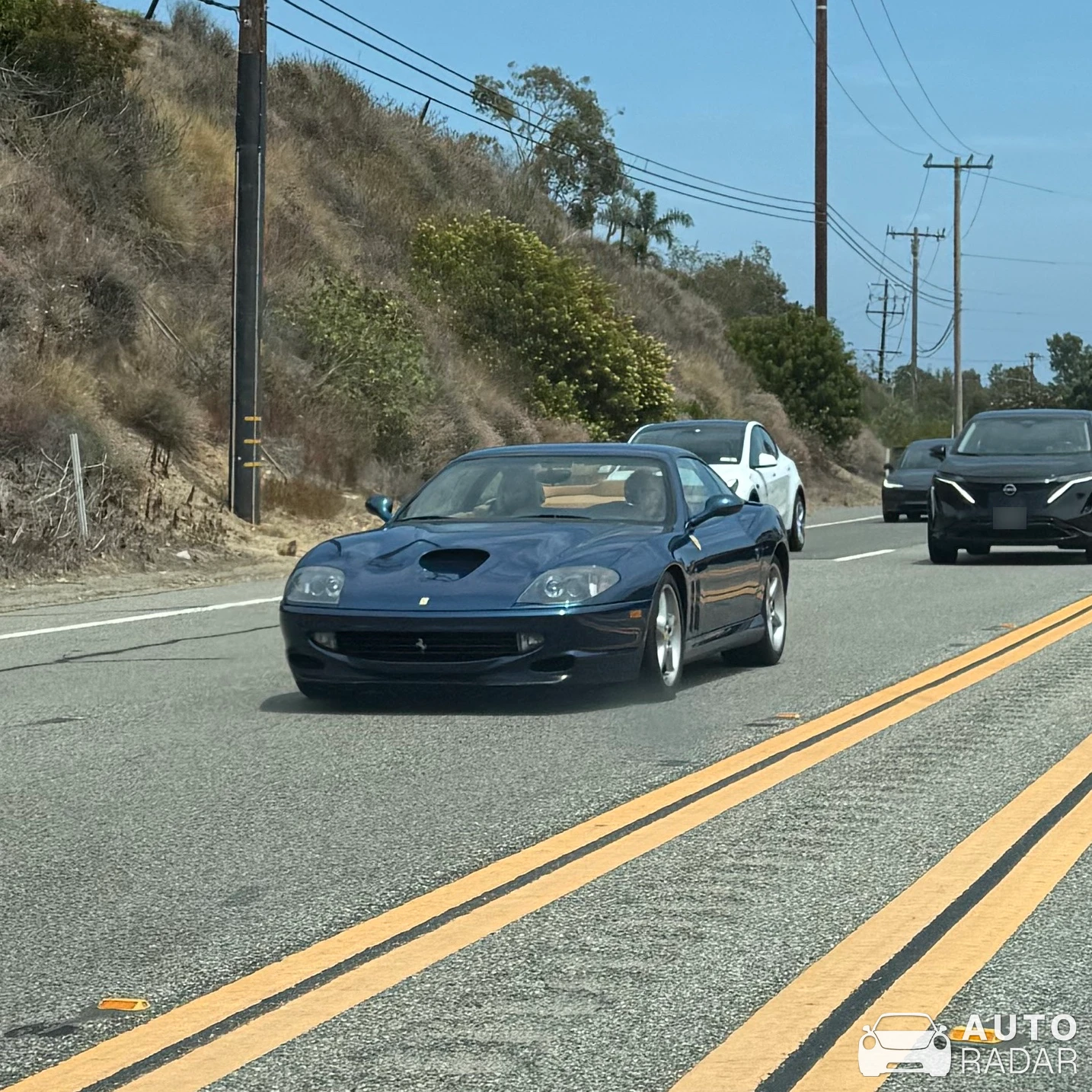 Ferrari 575 spotted in Malibu