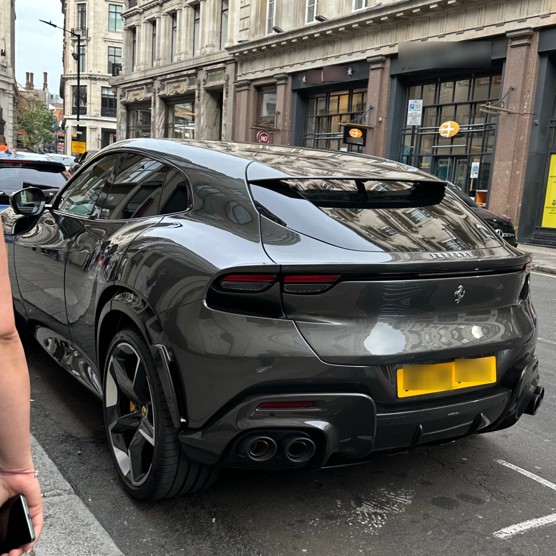 Ferrari Purosangue spotted in Kensington, United Kingdom