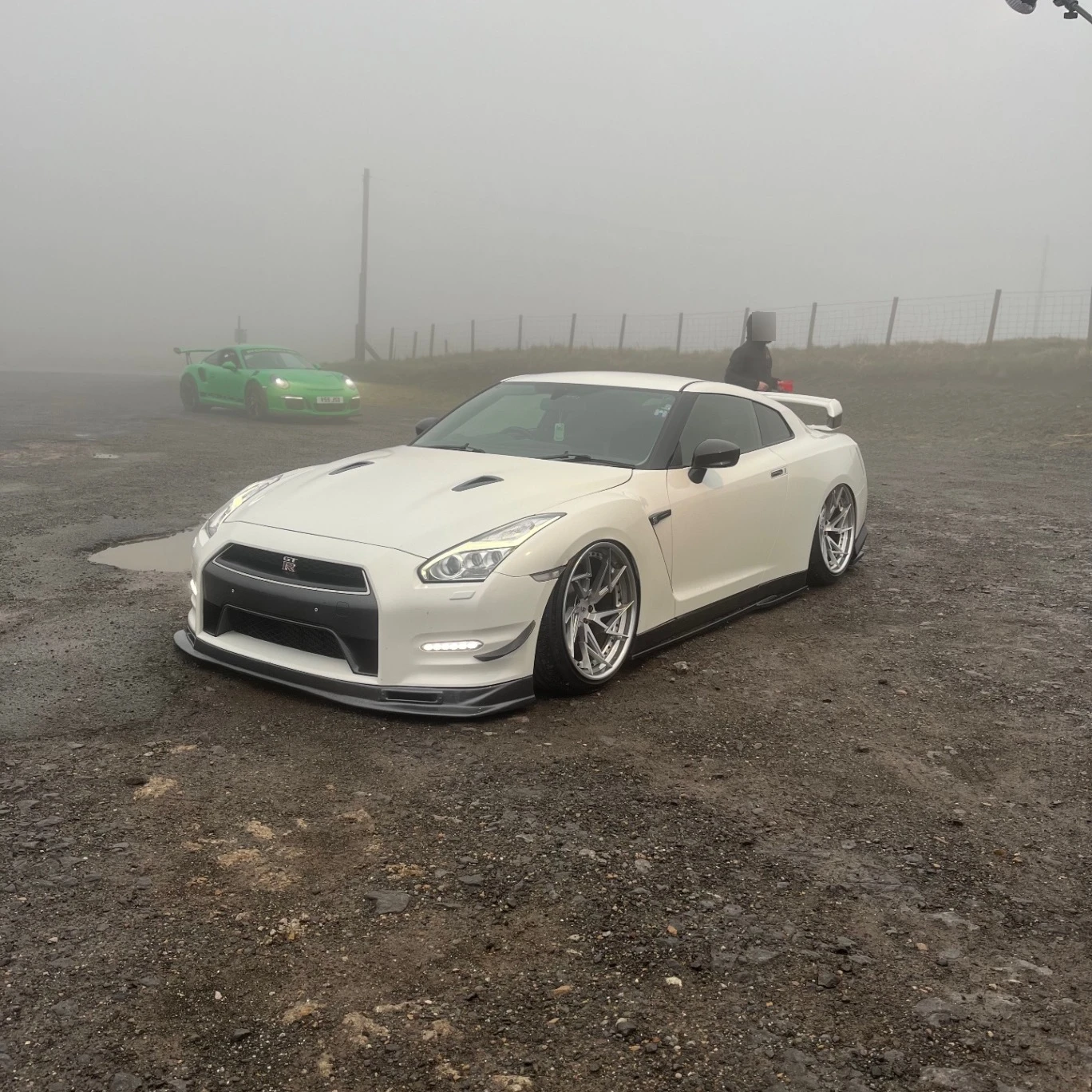 nissan bagged gtr  spotted in Cumbria, United Kingdom
