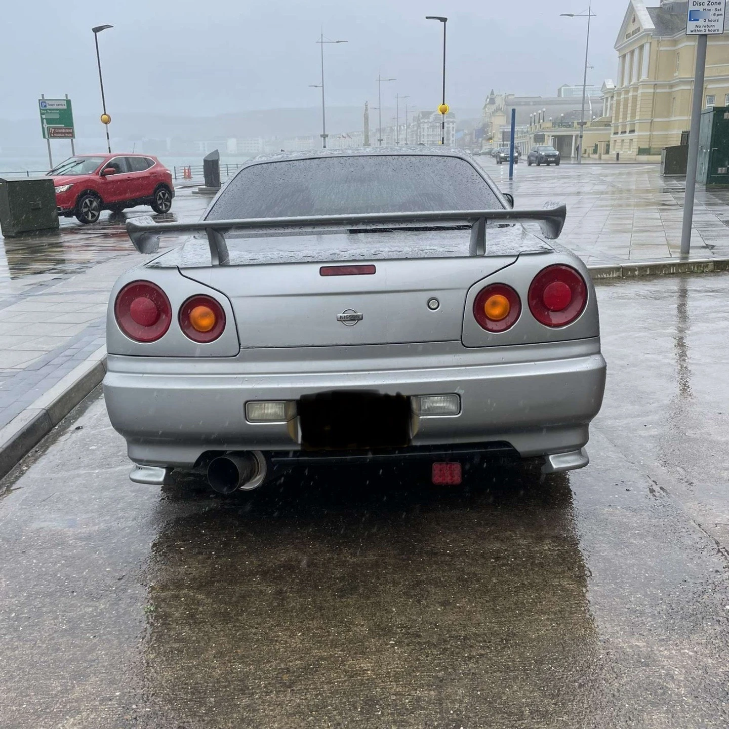 Nisan R34 get  spotted in Douglas, Isle of Man