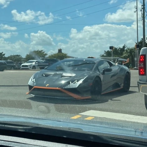 Lamborghini Huracán STO spotted in Wrightsville Beach, United States