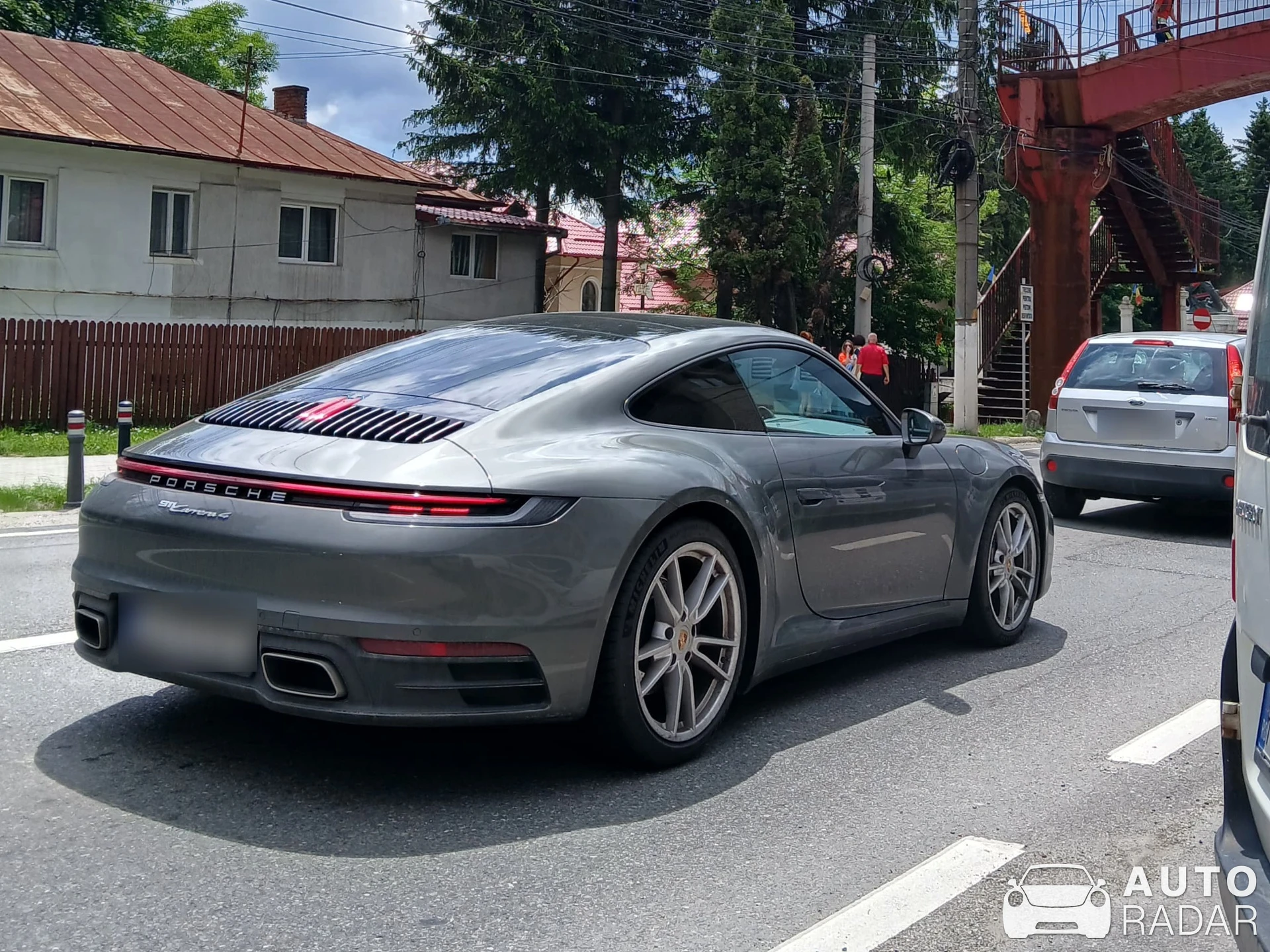Porsche 992 Carrera 4 MkI spotted in Bușteni