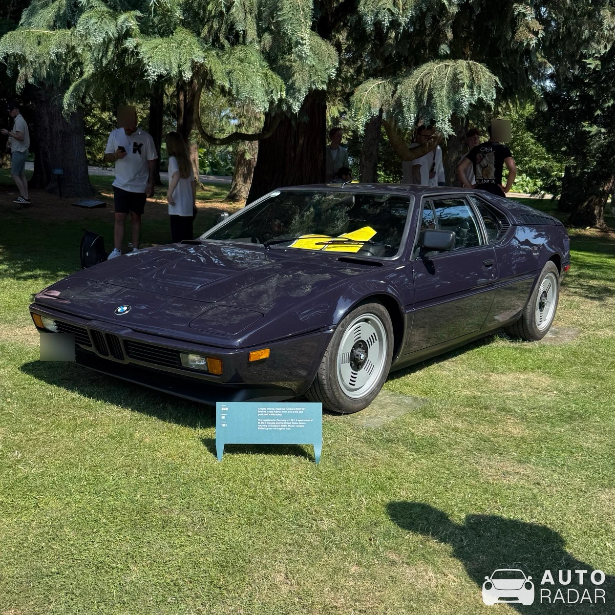 BMW M1 spotted in Båstad