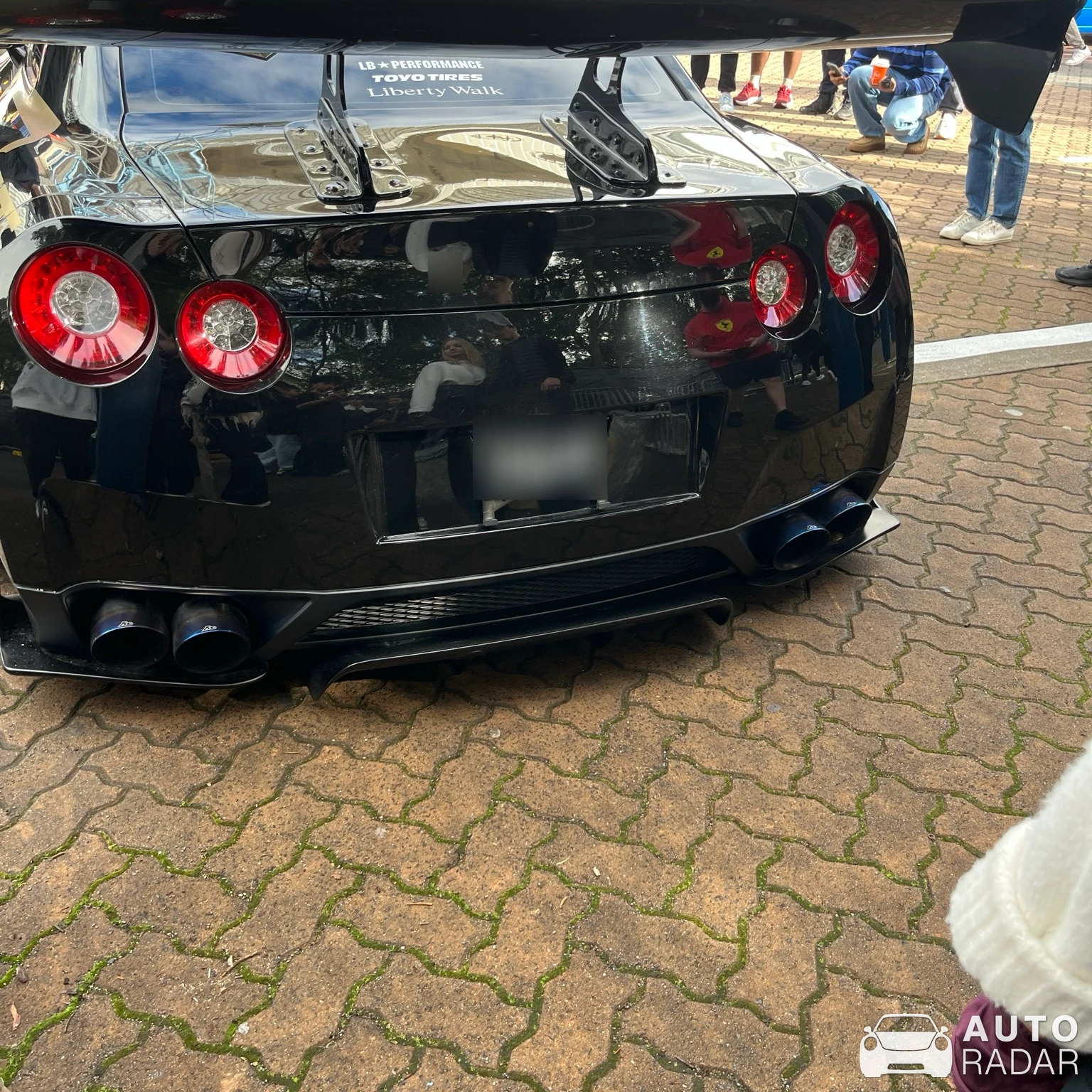 Nissan GT-R R35 Liberty Walk Widebody spotted in Barangaroo