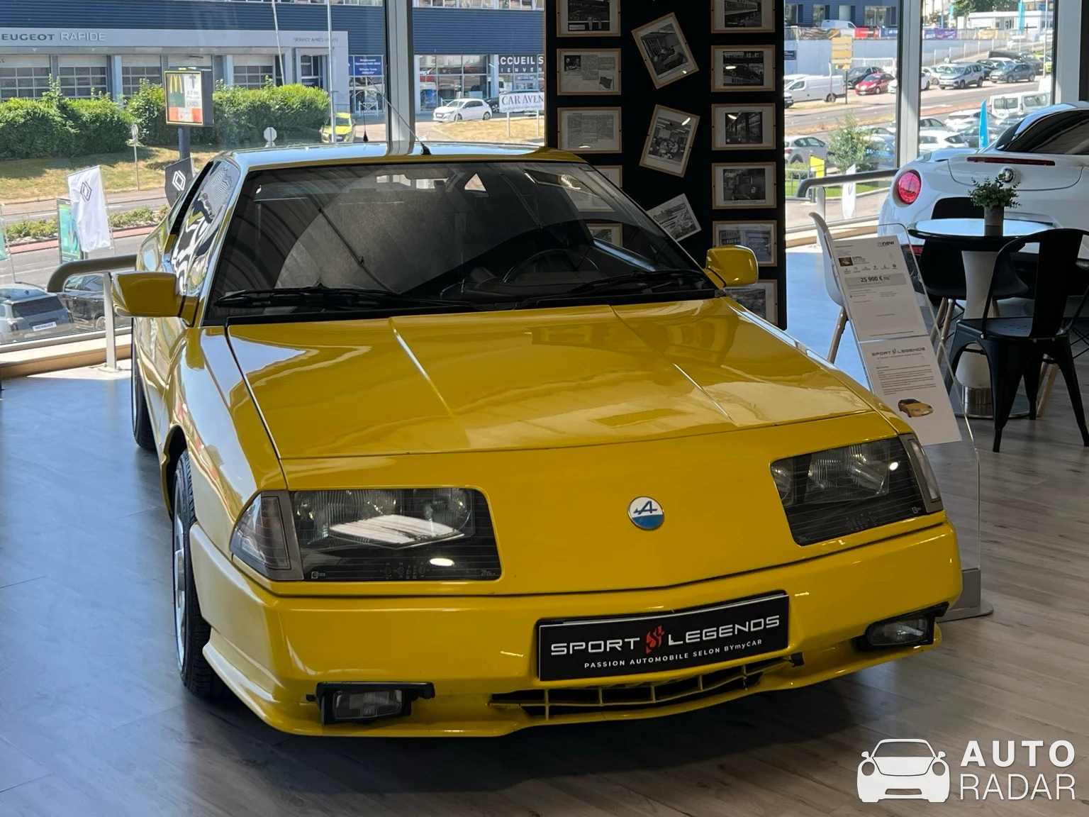 Alpine V6 Turbo spotted in Custines