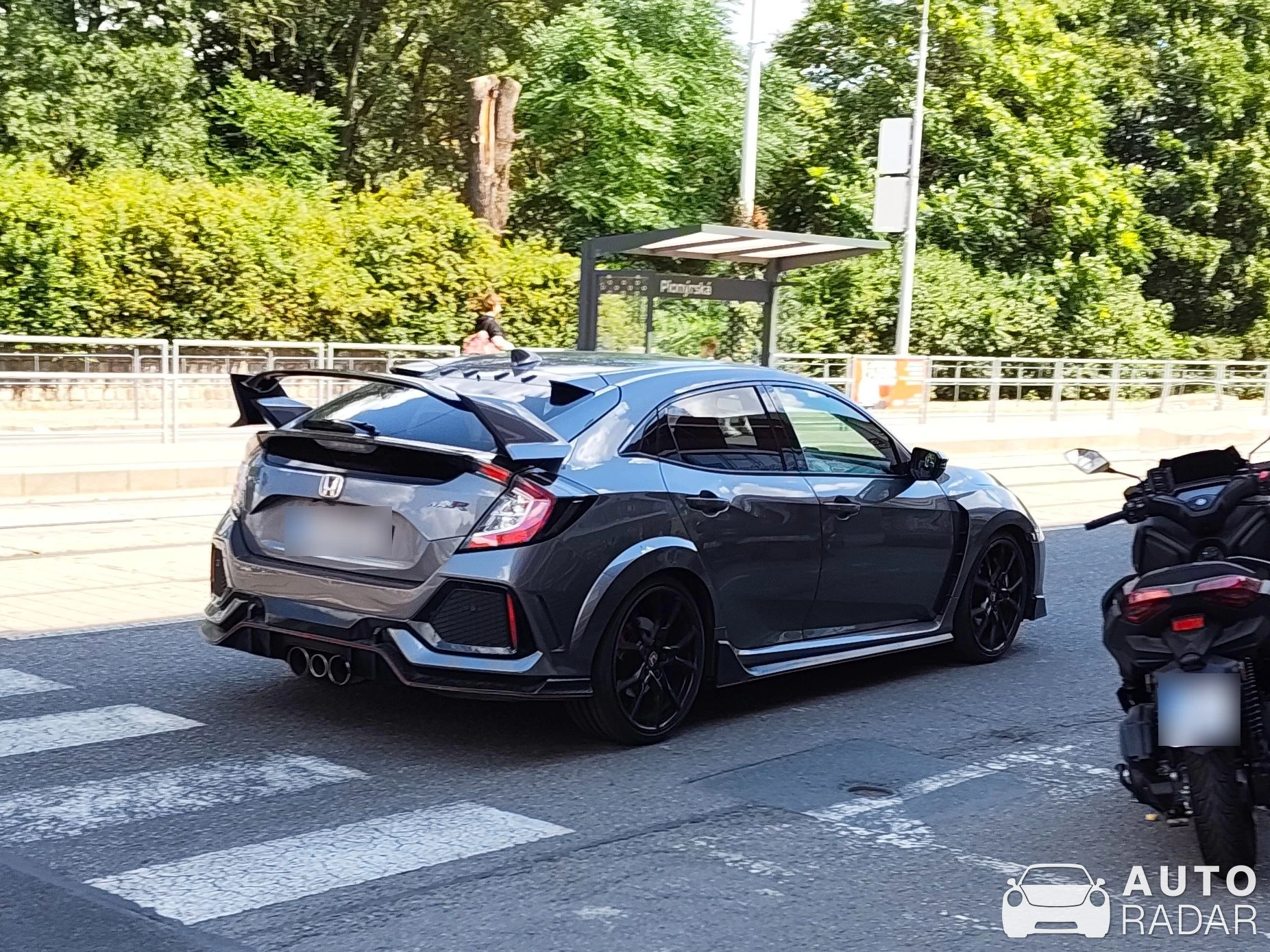 Honda Civic Type R FK8 spotted in Brno