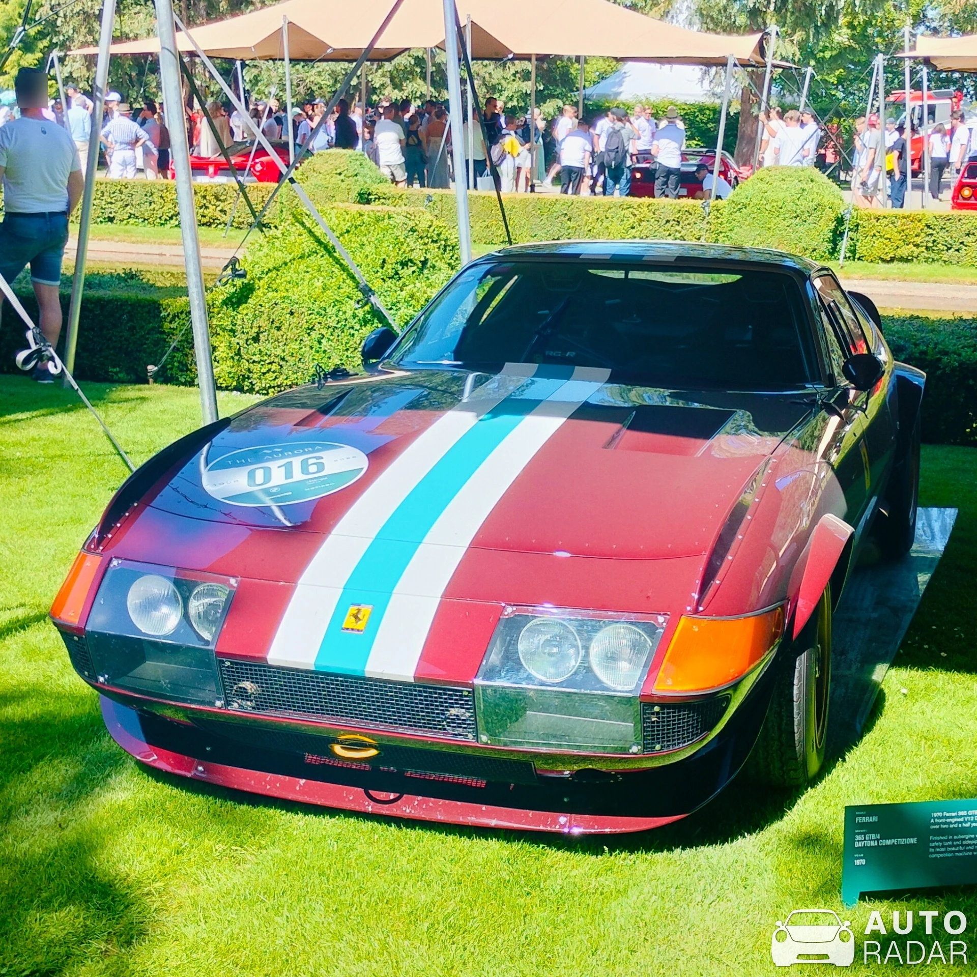 Ferrari 365 GTB/4 Daytona Competizione Conversion spotted in Båstad