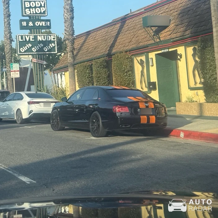 Bentley Flying Spur V8 spotted in West Hollywood