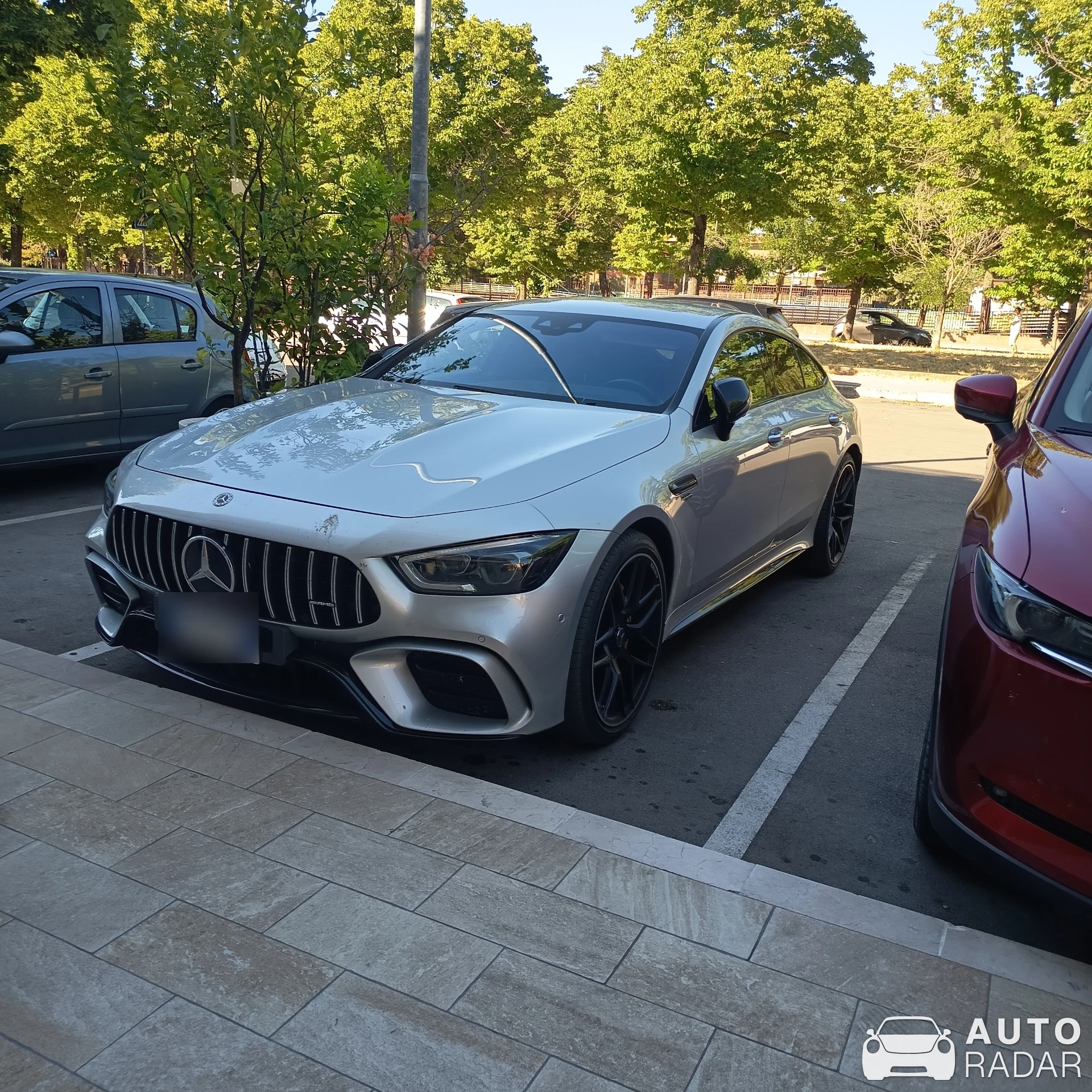 Mercedes-AMG GT C190 spotted in Foggia