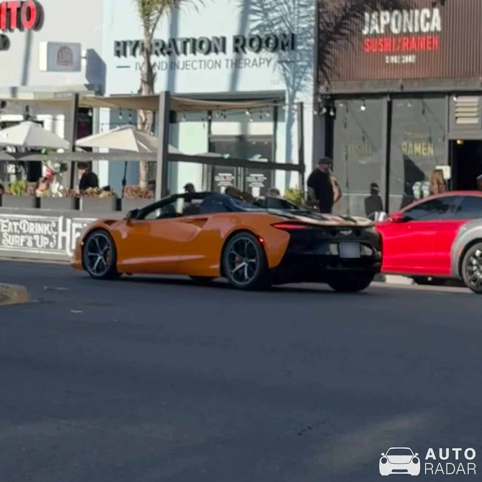 McLaren Artura Spider spotted in Hermosa Beach