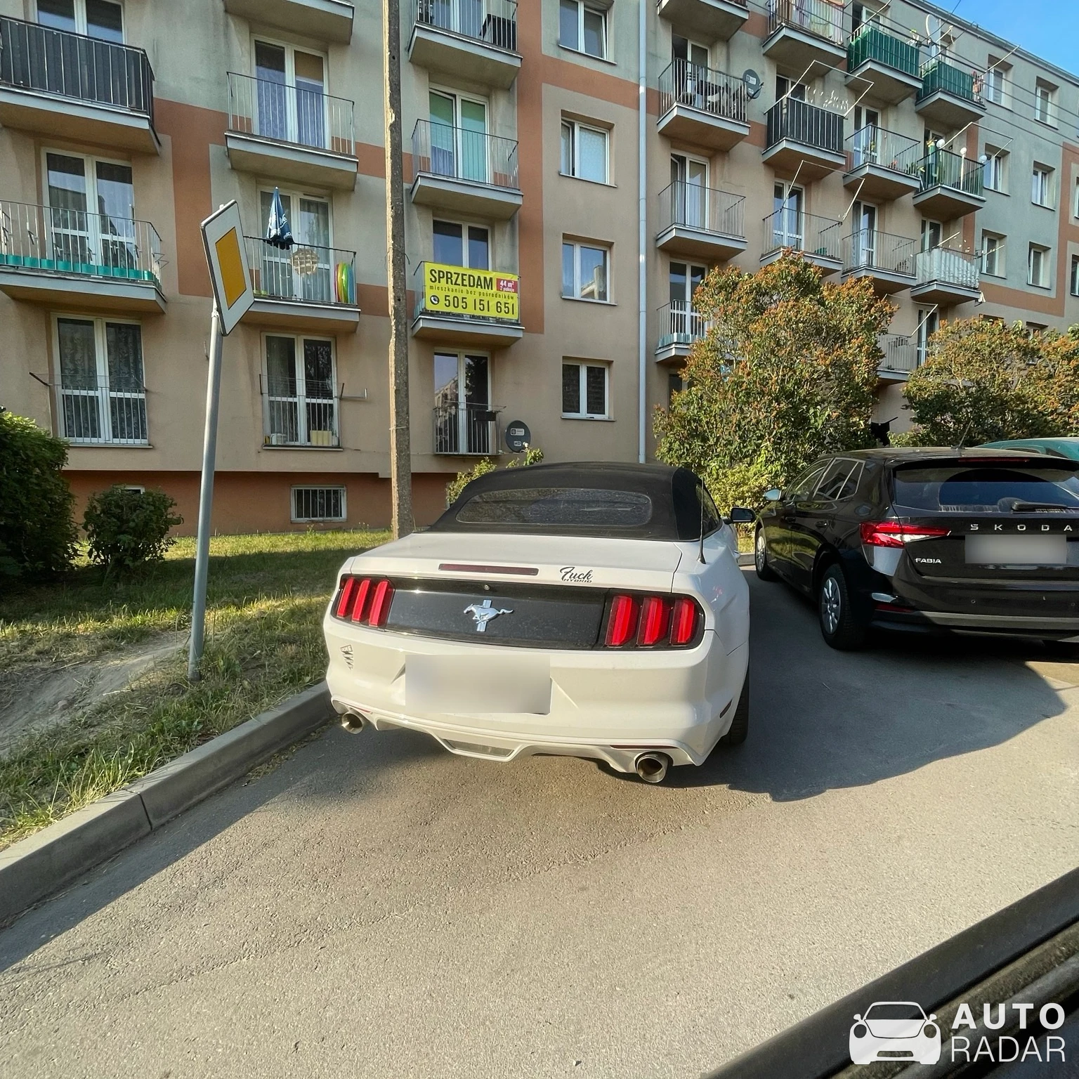 Ford Mustang GT Convertible spotted in Łódź