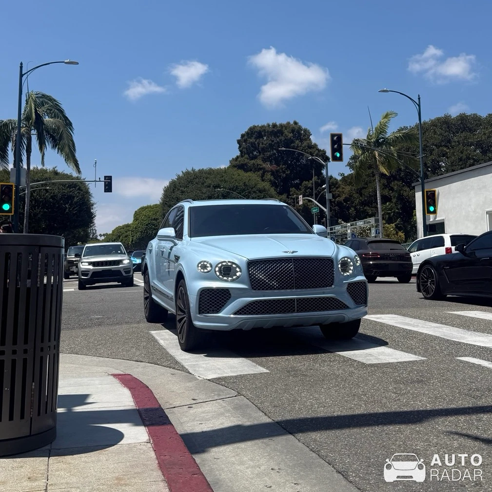 Bentley Bentayga Speed spotted in Beverly Hills, United States