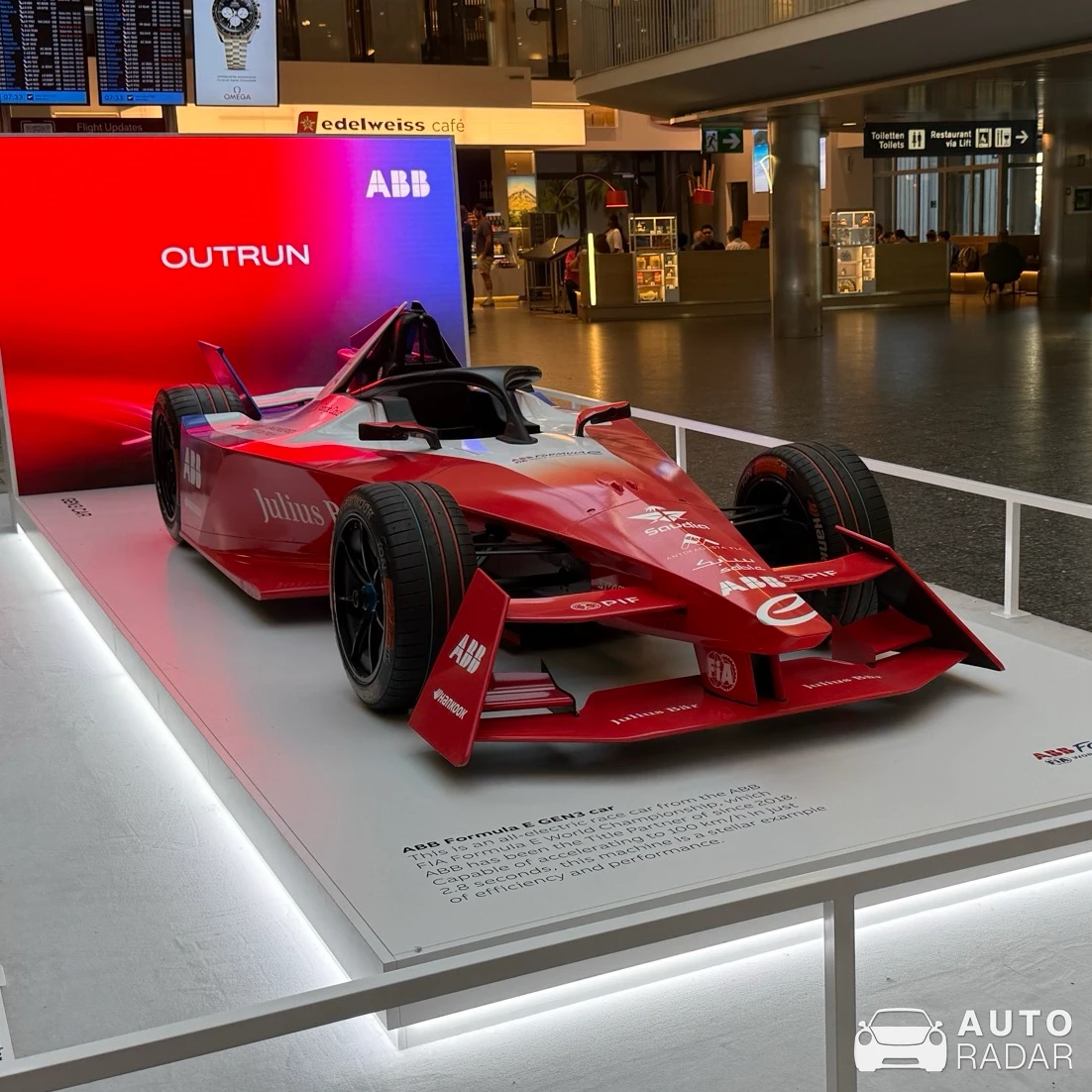 Nissan Formula E Gen3 spotted in Kloten