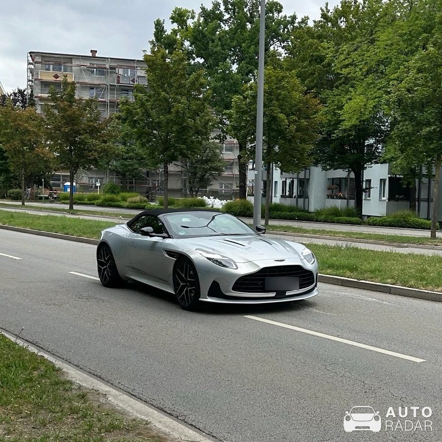 Aston Martin DB12 Volante spotted in München